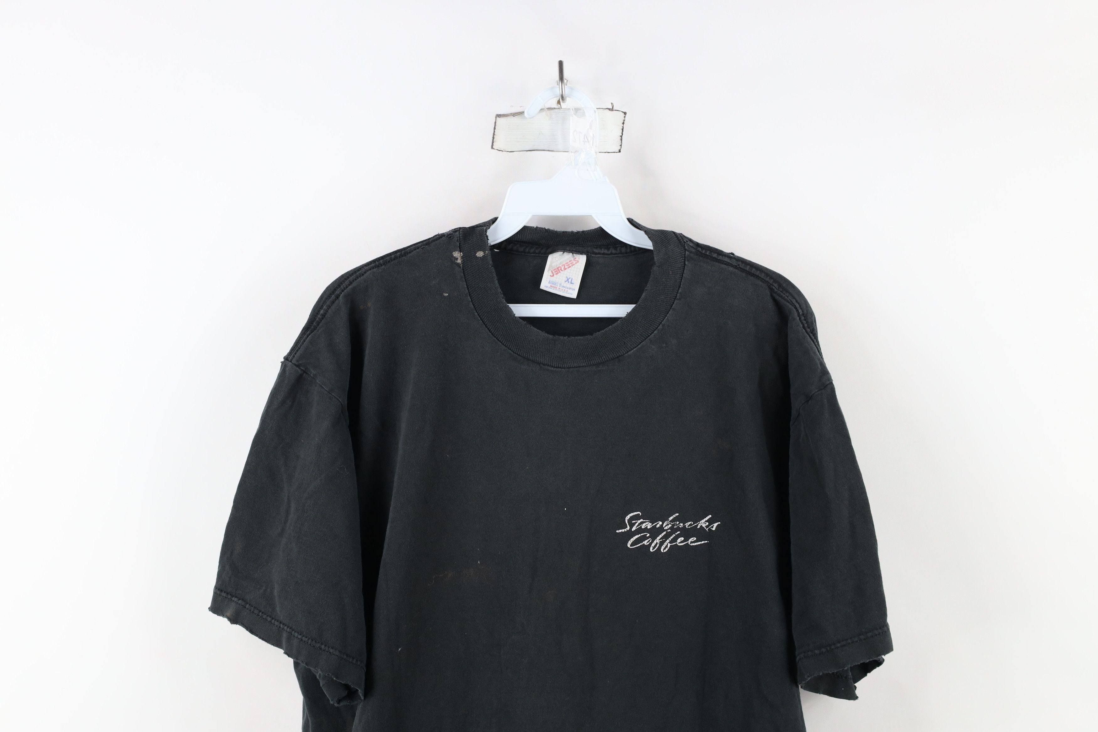 Vintage Vintage 90s Starbucks Coffee Spell Short Sleeve T-Shirt USA Size US XL / EU 56 / 4 - 2 Thumbnail