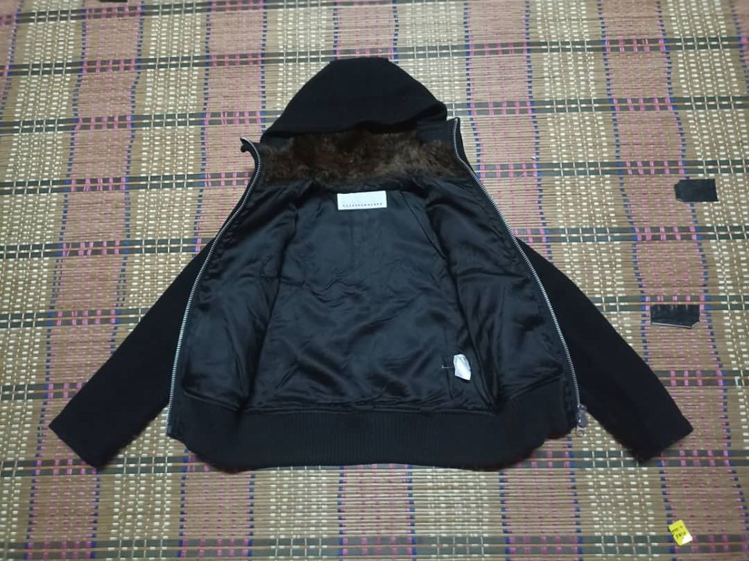 Issey Miyake Sunao Kuwahara Wool Jacket Hoodie faux fur Size M / US 6-8 / IT 42-44 - 3 Thumbnail