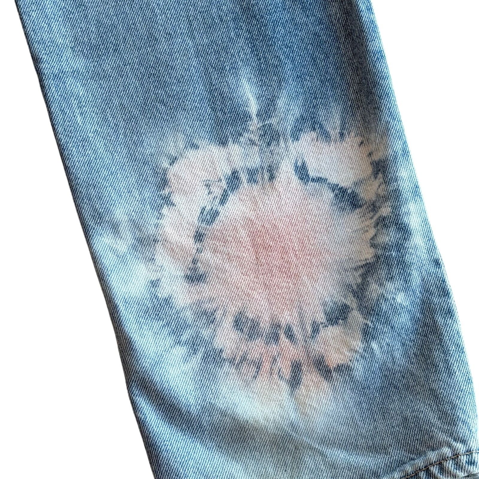 John Elliott JOHN ELLIOT: Men's "Kane" Distressed Tie-dye Jeans - 29 Size US 29 - 9 Thumbnail