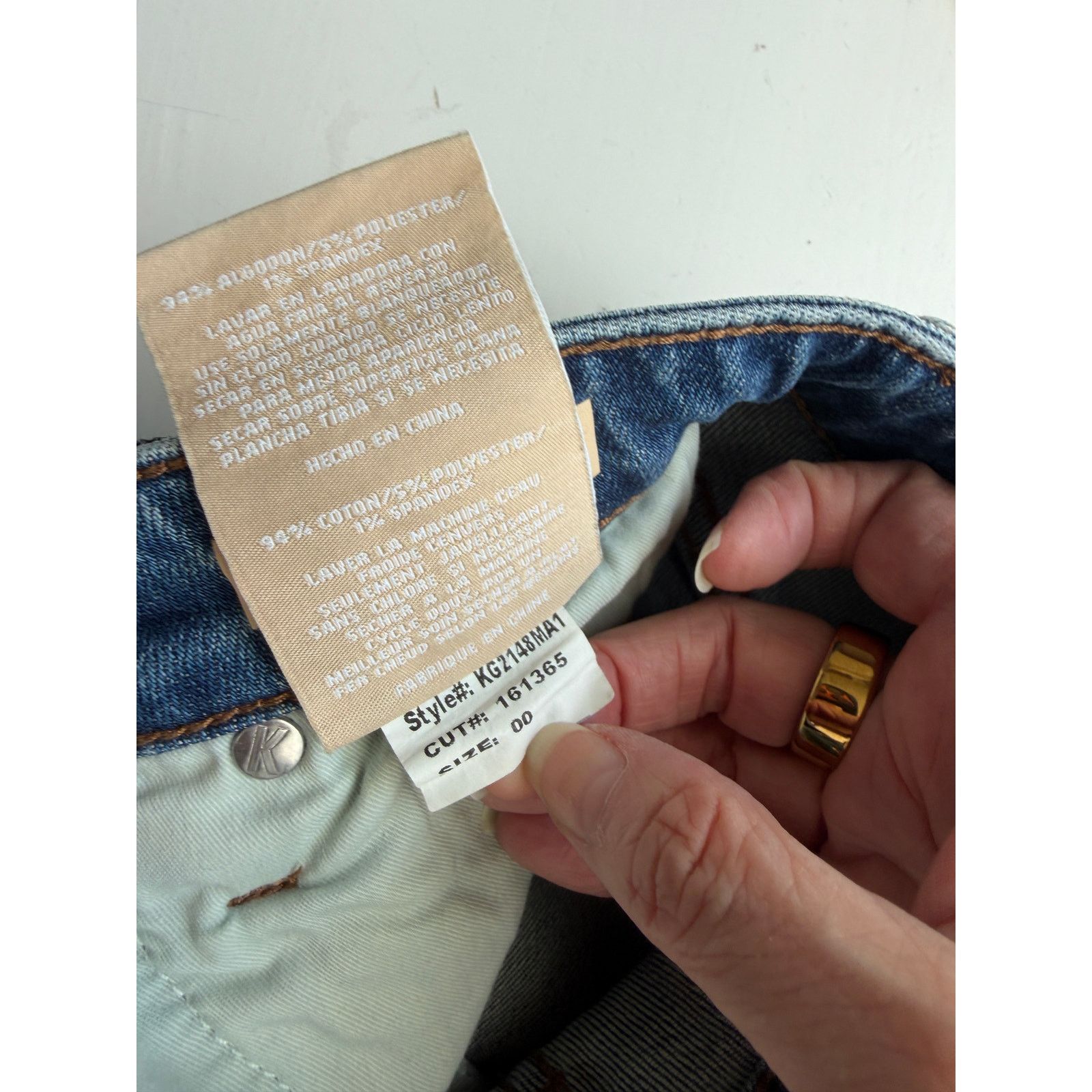Other KUT Ryan Fab Ab Wide Leg Jeans Women 00 Medium Wash Size 24" / US 00 / IT 34 - 10 Thumbnail
