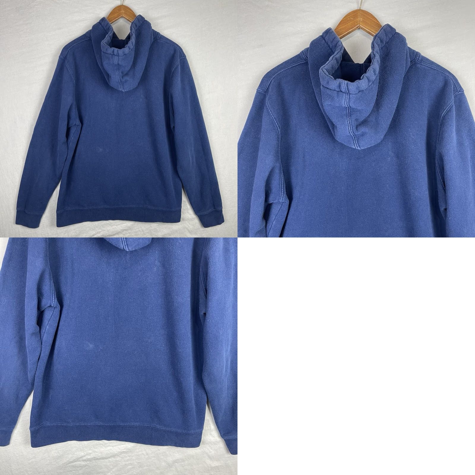 Undefeated Undefeated Hoodie Mens Large Navy Blue Sweatshirt Pullover Fleece Made In USA Size US L / EU 52-54 / 3 - 8 Thumbnail