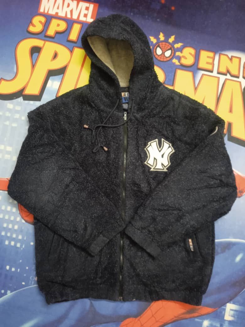 MLB × New York Yankees × Vintage Vintage WWS MLB Sherpa Jacket New York Yankees Size US XXL / EU 58 / 5 - 1 Thumbnail