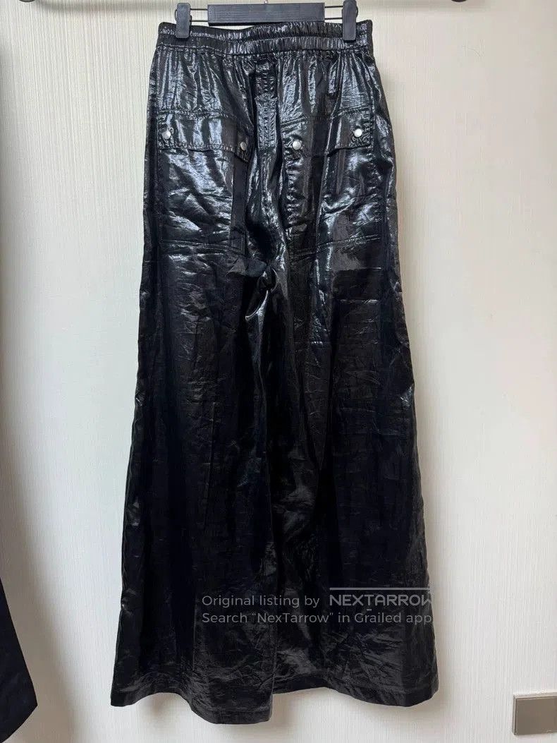 Rick Owens Rick Owens Bela wide-leg pants with tear-resistant glossy s Size US 32 / EU 48 - 2 Thumbnail