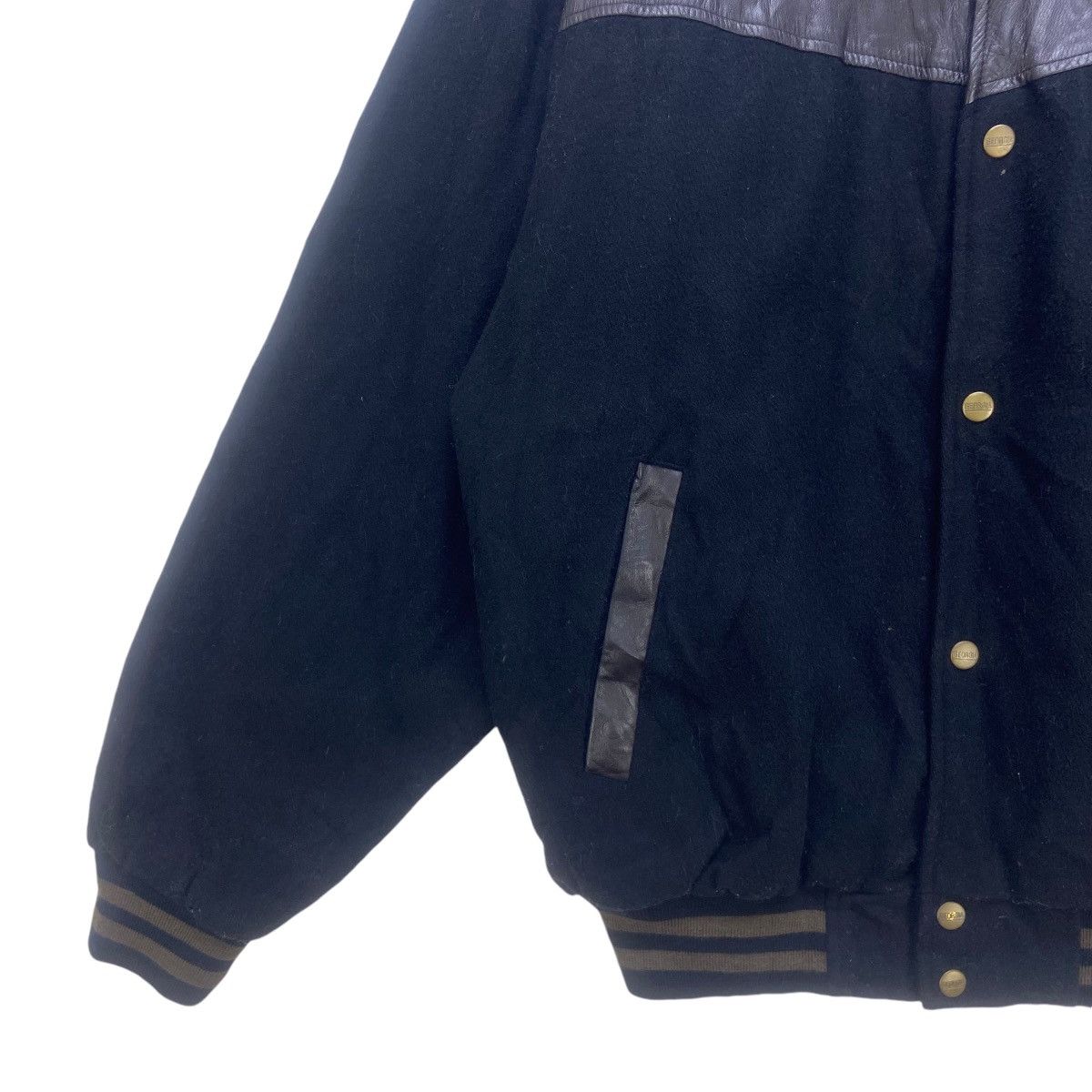 Other Vintage Georgia Coffee Big Logo Sheepskin Varsity Jacket Size US M / EU 48-50 / 2 - 8 Thumbnail