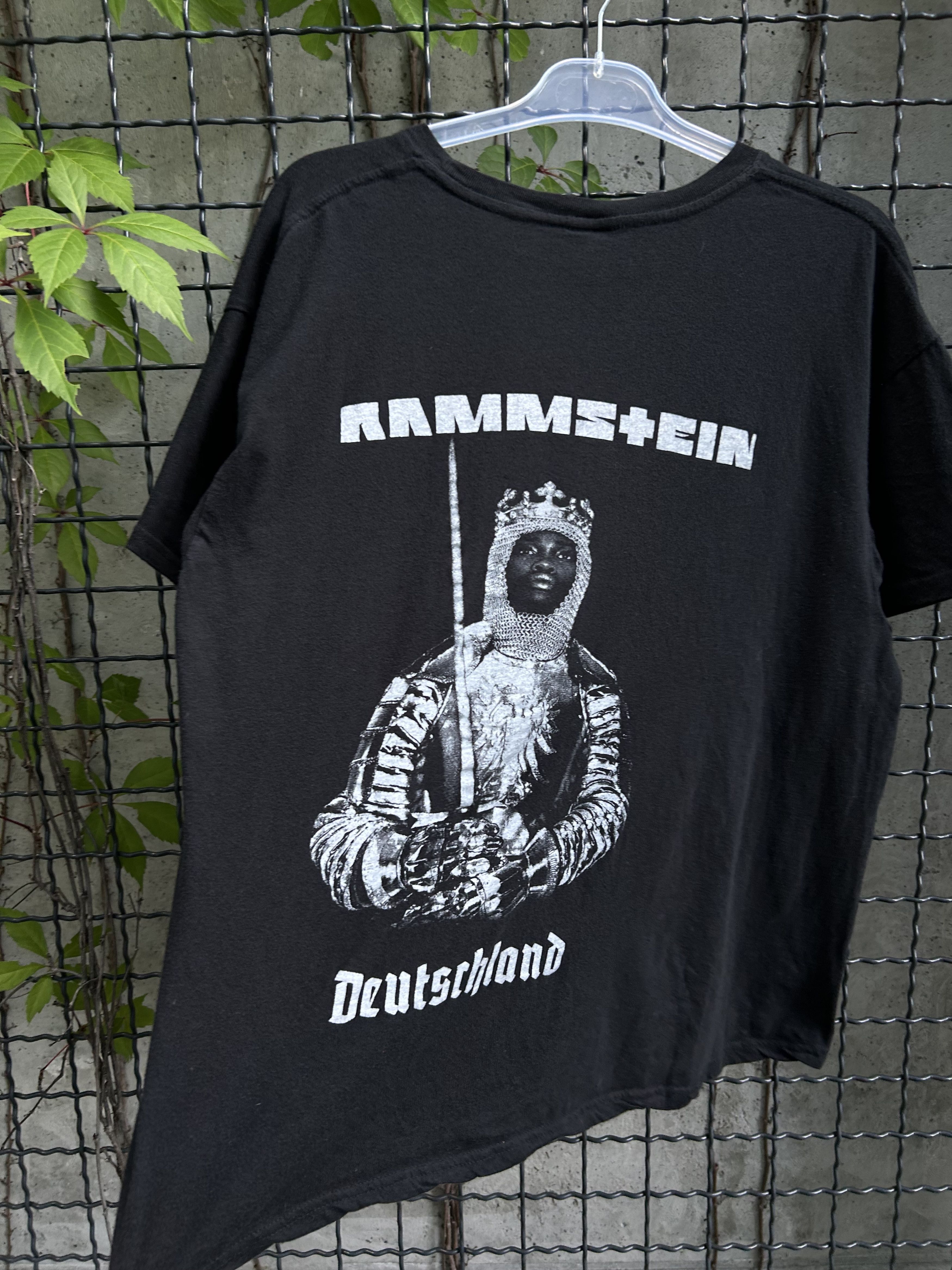 Band Tees × Vintage Vintage 2000s Rammstein Deutschland Rock Band T-shirt Size US L / EU 52-54 / 3 - 8 Thumbnail