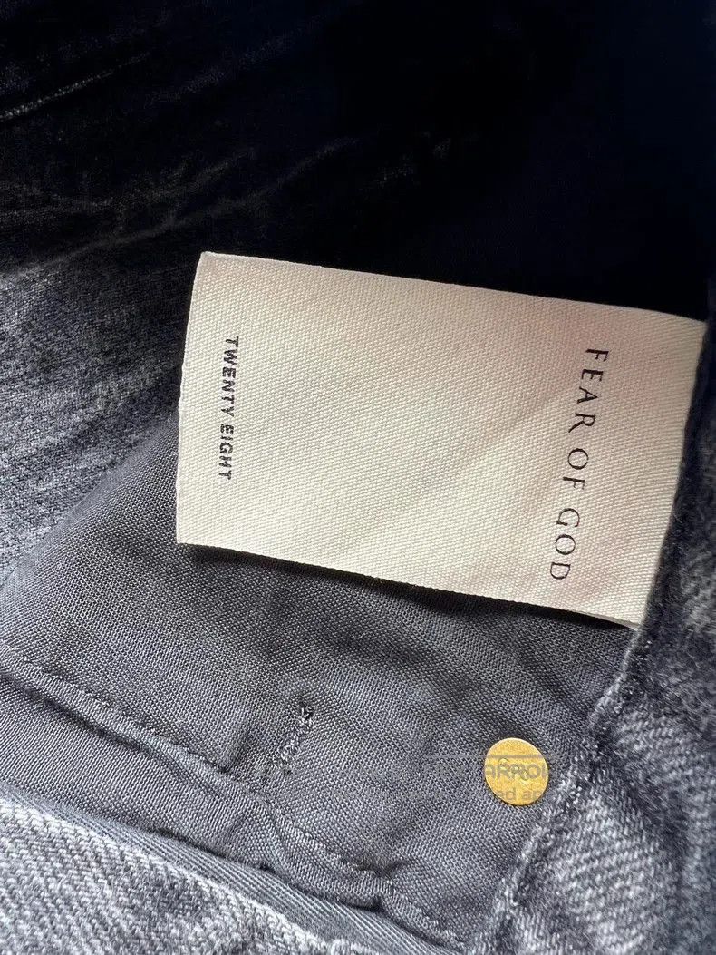 Fear of God Fear of God Black Water Ripple Jeans. Size US 28 / EU 44 - 3 Thumbnail