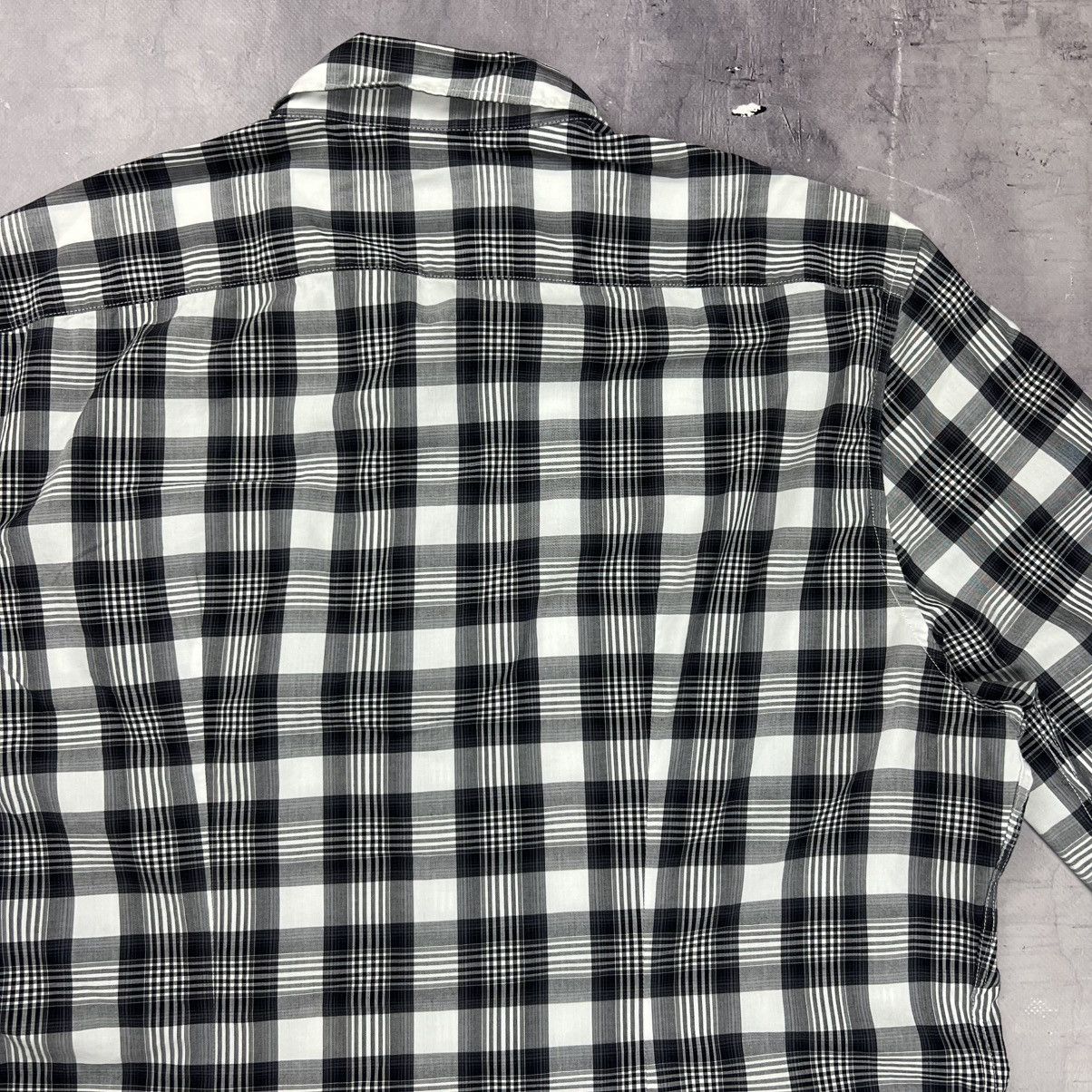 Dolce & Gabbana Rare! Dolce & Gabbana Checkered Shirt Luxury Button Up Size US L / EU 52-54 / 3 - 16 Thumbnail