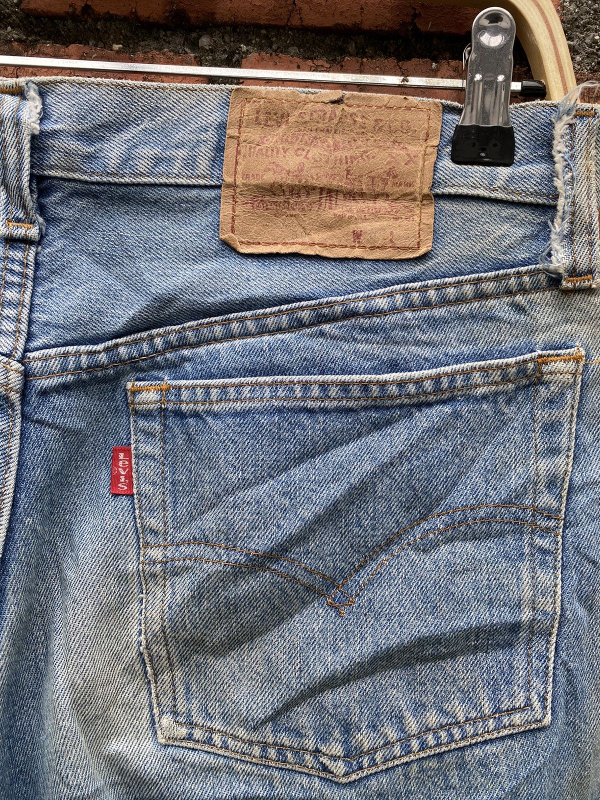 Levi's Vintage Clothing W33x28 Vintage levi's 501 redline made in USA Size US 33 - 3 Thumbnail