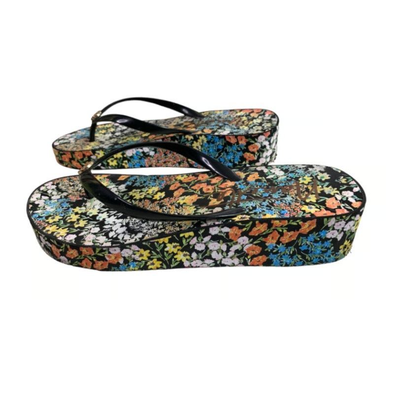 Nanette Lepore Nanette Lepore Women's Size 9 Flip Flop Sandals Floral Beach Size US 9 / IT 39 - 6 Thumbnail