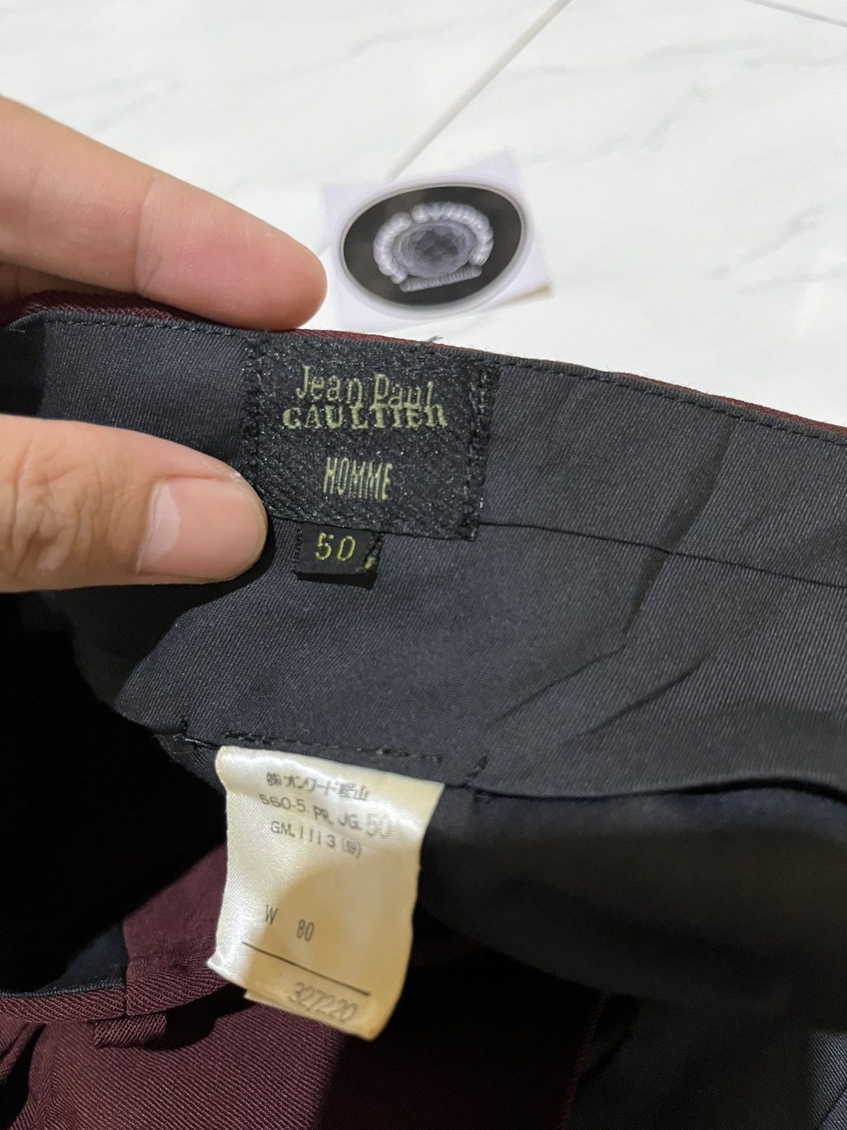 Jean Paul Gaultier 🔥Jean Paul Gaultier Homme Japan Wool Trouser Casual Pants Size US 31 - 9 Thumbnail