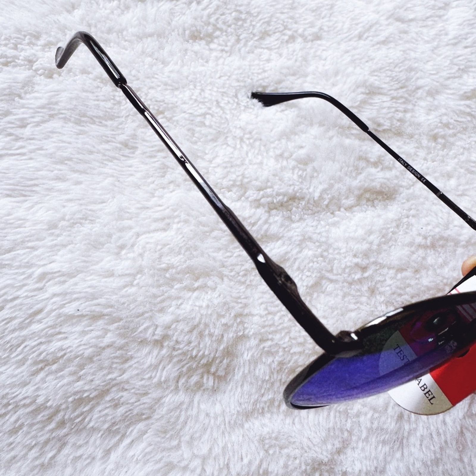 Other Freya Blue w/Black Rim Mirrored Sunglasses Size ONE SIZE - 10 Thumbnail