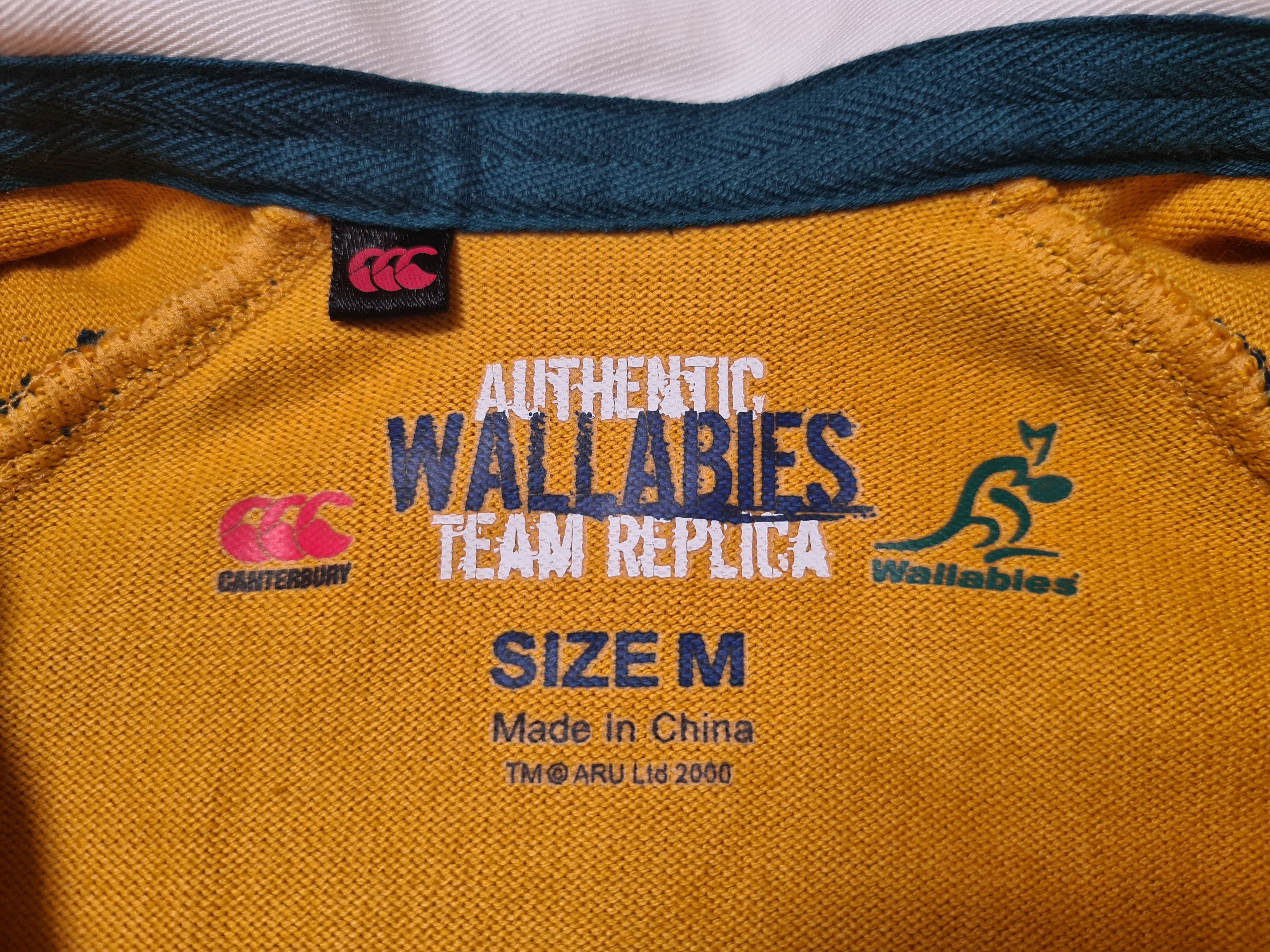 All Sport AUSTRALIA RUGBY JERSEY 2000 WORLD CUP UNION RUGBY JERSEY Size US M / EU 48-50 / 2 - 6 Thumbnail