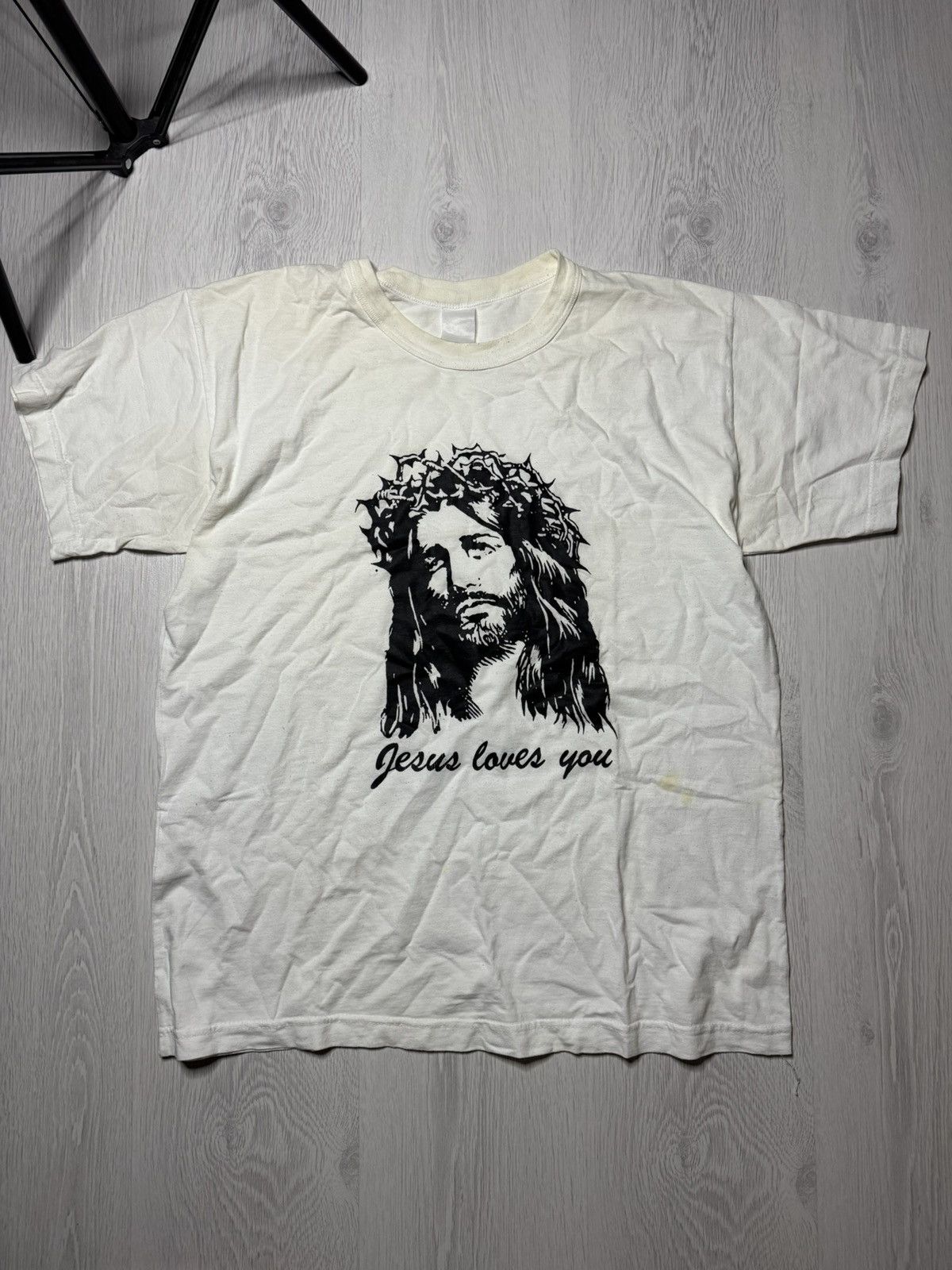 Vintage Vintage Japanese Christian Jesus Shirt Religion Bible Verse Size US M / EU 48-50 / 2 - 1 Thumbnail