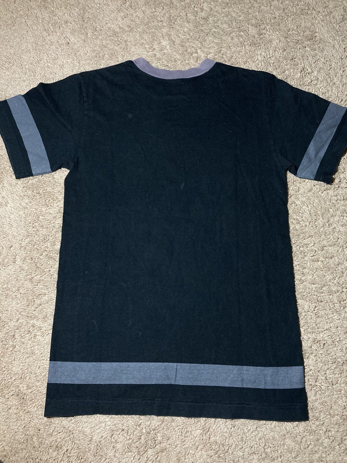Japanese Brand 90s Milk Boy Cut Panel Tee Split Reconstructed Ura Hara Size US S / EU 44-46 / 1 - 6 Thumbnail