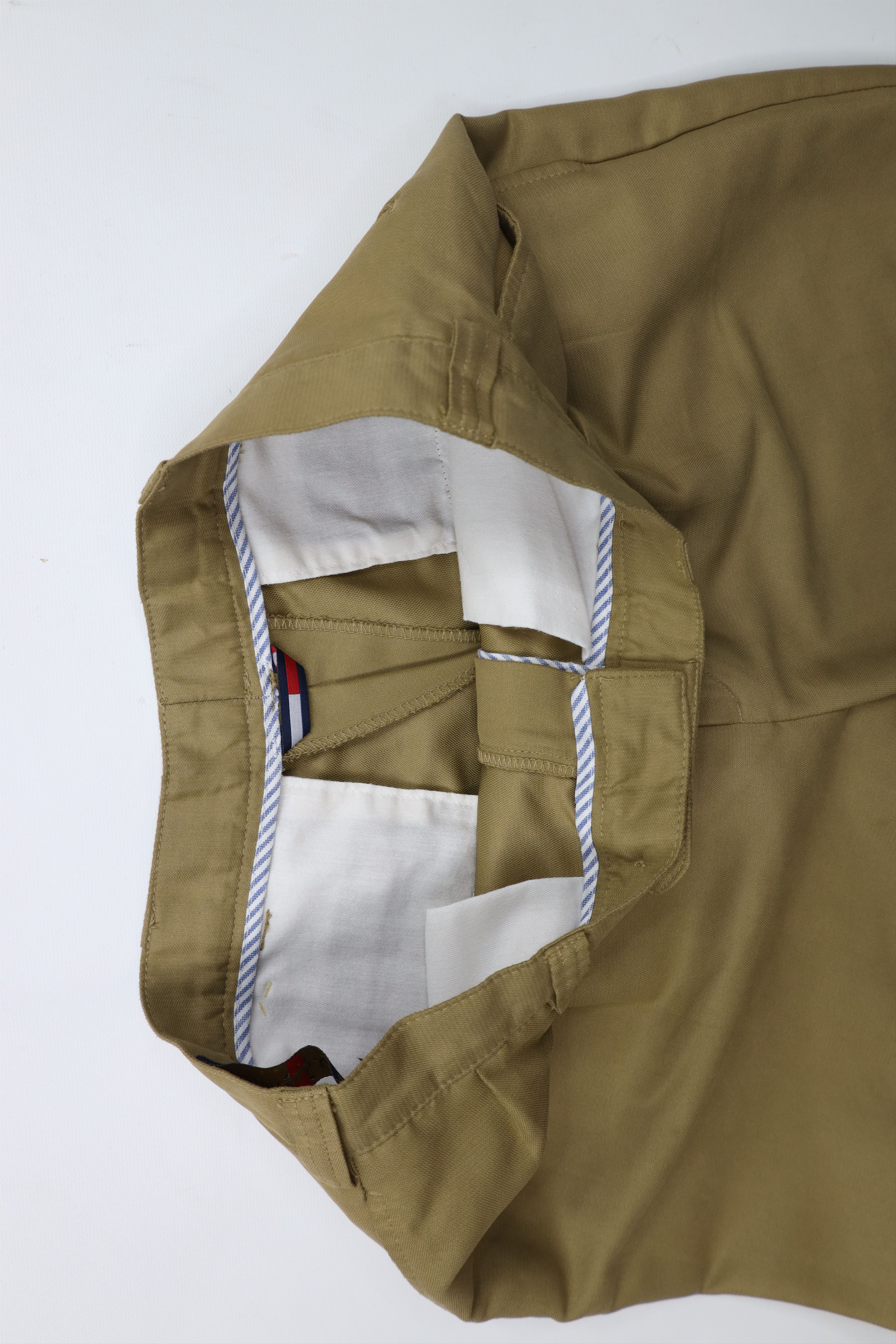 Tommy Hilfiger × Vintage Vintage 90s Tommy Hilfiger Cuffed Wide Leg Chino Pants Brown Size US 30 / EU 46 - 8 Thumbnail
