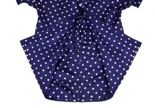 Comme des Garcons Comme Des Garcons Retro blue-purple polka-dot shirt top Size S / US 4 / IT 40 - 8 Thumbnail