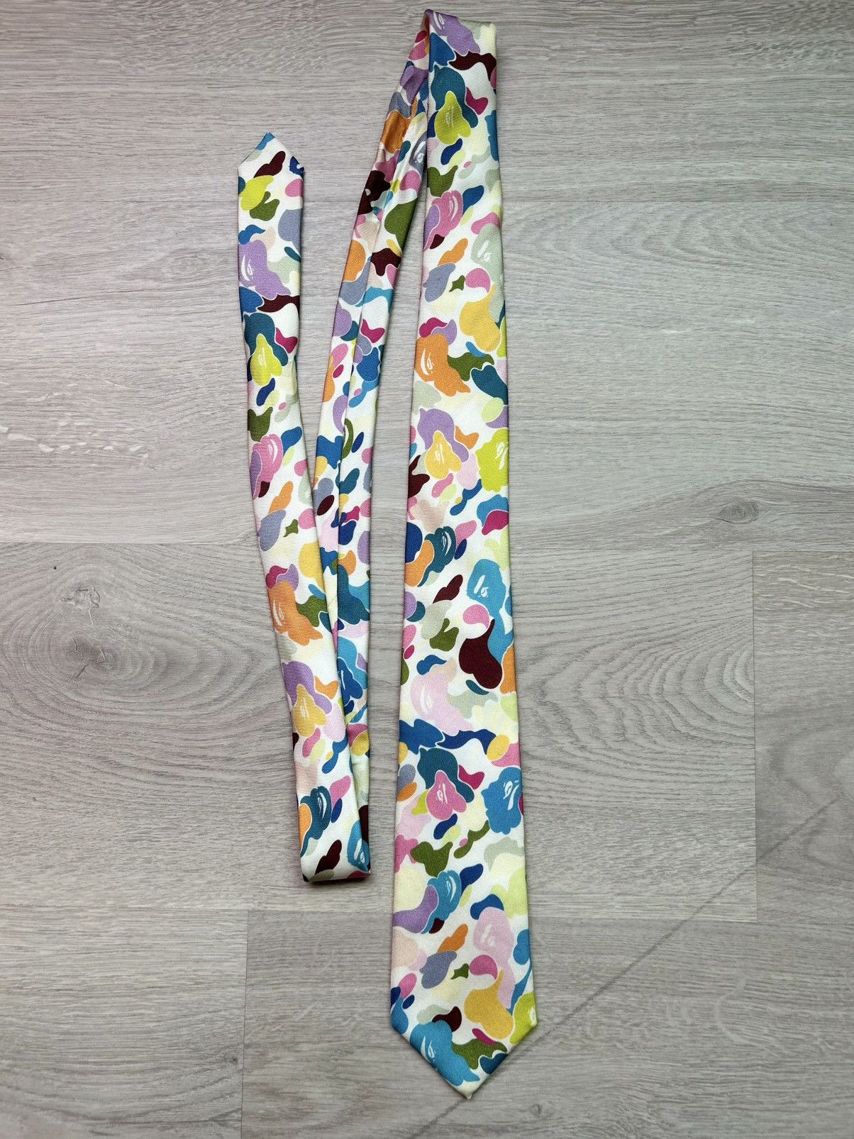 Bape 2009 Bape Multi Camo Tie Size ONE SIZE - 1 Thumbnail