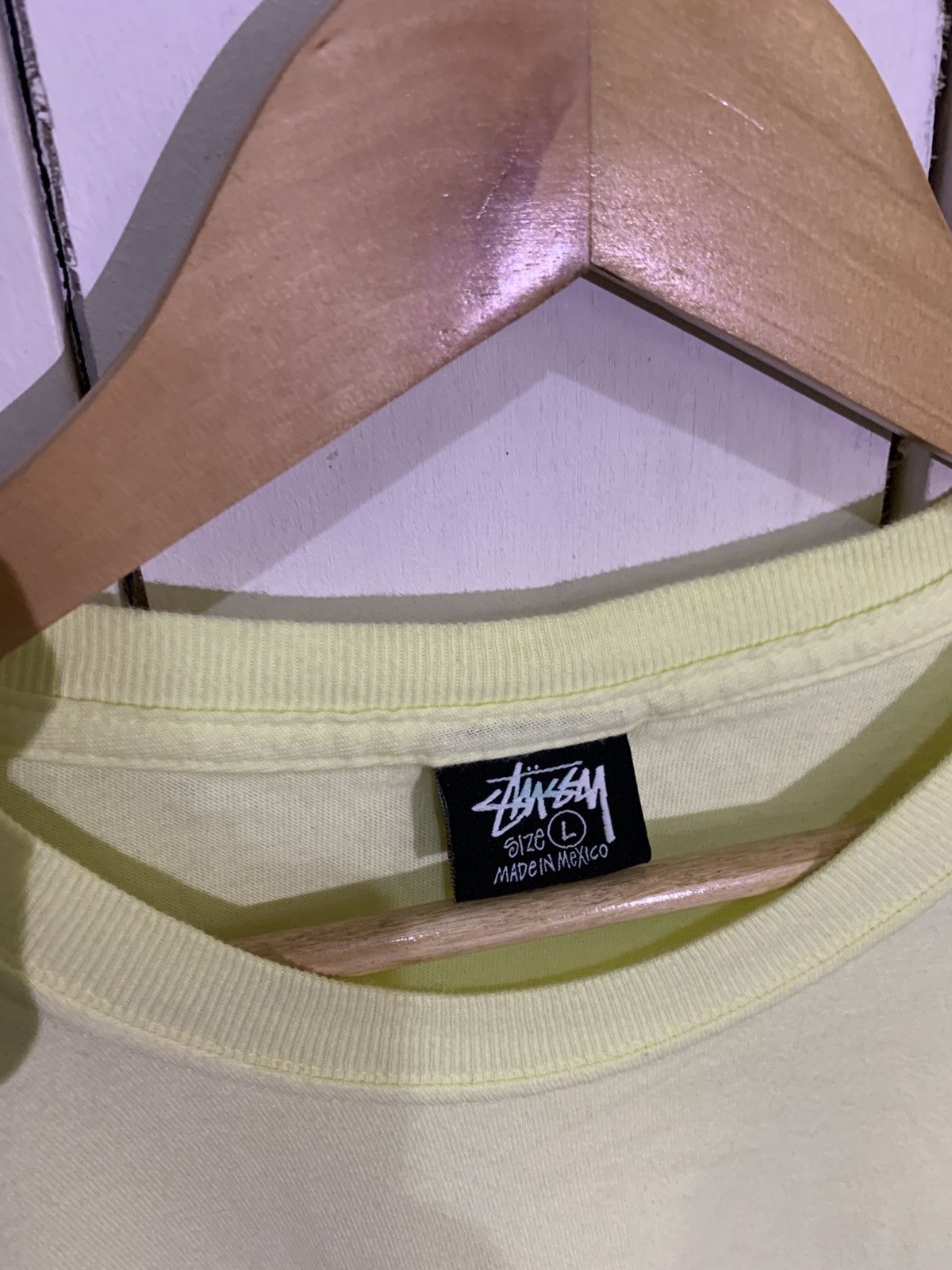 Stussy STUSSY BASIC STUSSY LOGO LEMON Size US L / EU 52-54 / 3 - 3 Thumbnail