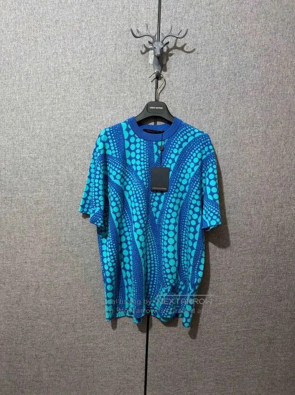 Louis Vuitton Louis Vuitton Men's Blue Wool Knit Sweater . Size US M / EU 48-50 / 2 - 1 Thumbnail