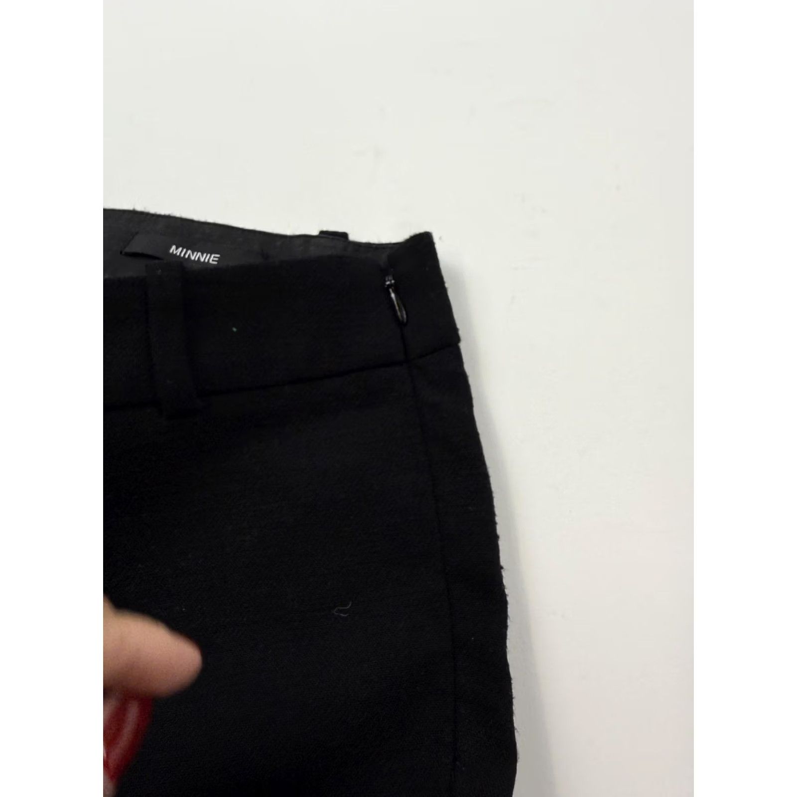 J.Crew J.Crew Womens Pants 0 Black Minnie Ankle Slim Wool Stretch Dress Work Office Size 25" / US 0 / IT 36 - 7 Thumbnail