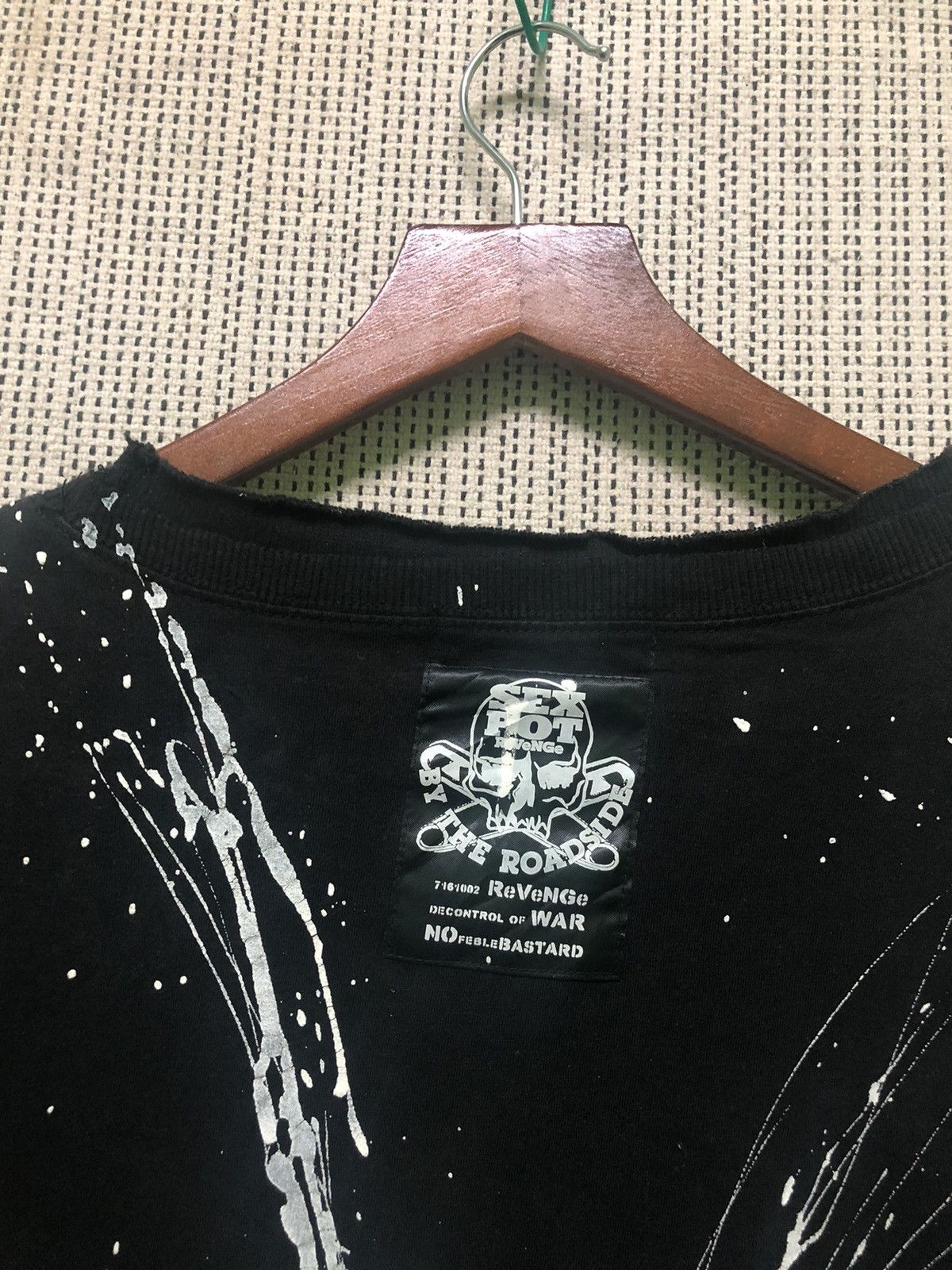 If Six Was Nine × Japanese Brand × Seditionaries Japanese Brand - Mad Punks Skull Anachy Long Sleeve T-shirt Size US M / EU 48-50 / 2 - 7 Thumbnail