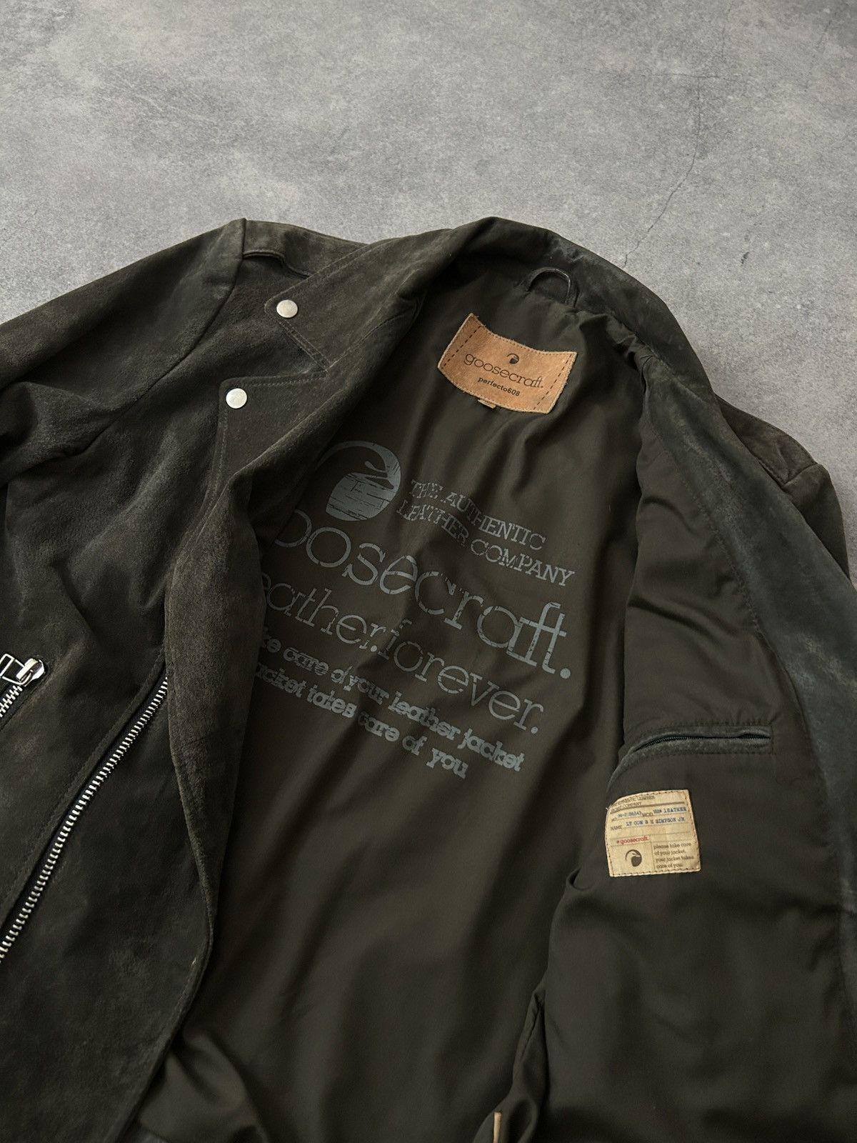 GOOSECRAFT Goosecraft Biker motorcycle leather jacket mens rare Size US M / EU 48-50 / 2 - 5 Thumbnail