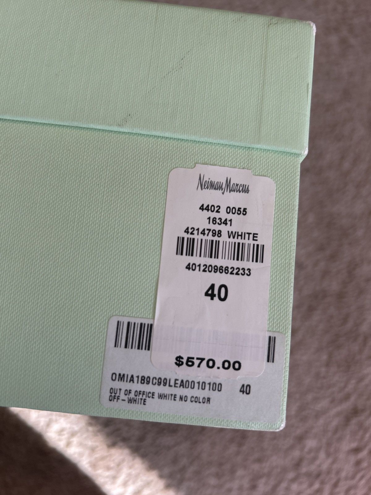 Off-White Off White Out Of Office Size US 8.5 / EU 41-42 - 8 Thumbnail