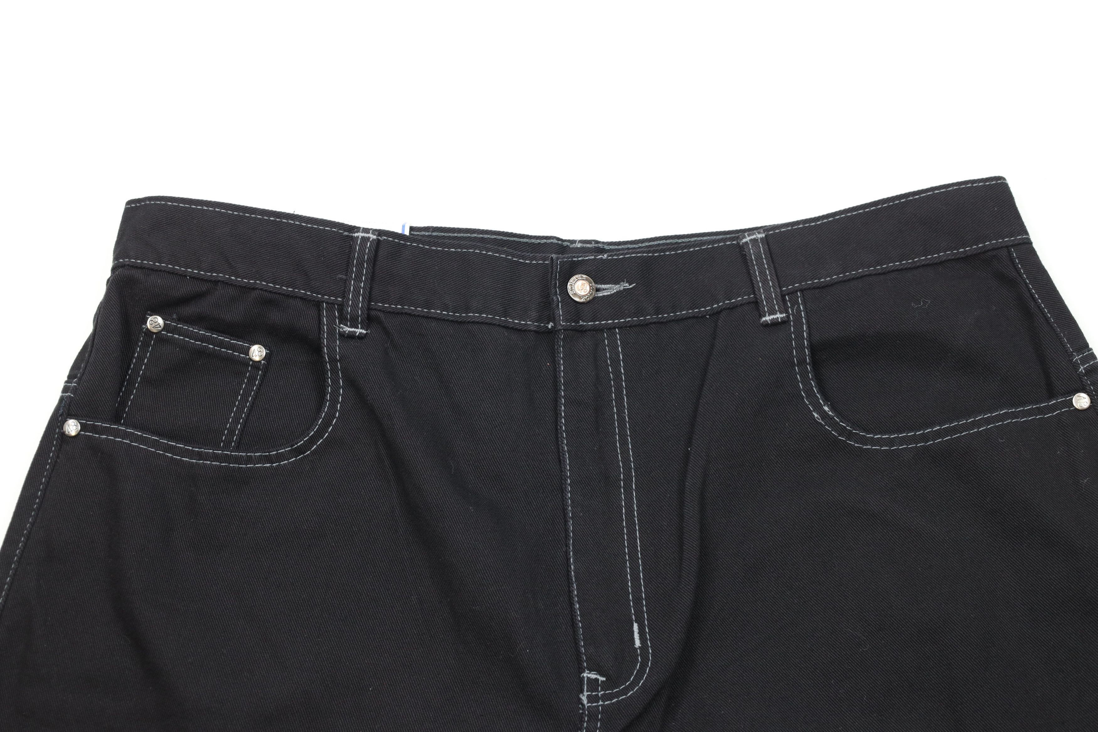 Vintage Deadstock Vintage 90s Streetwear Baggy Fit Denim Shorts Size US 40 / EU 56 - 2 Thumbnail