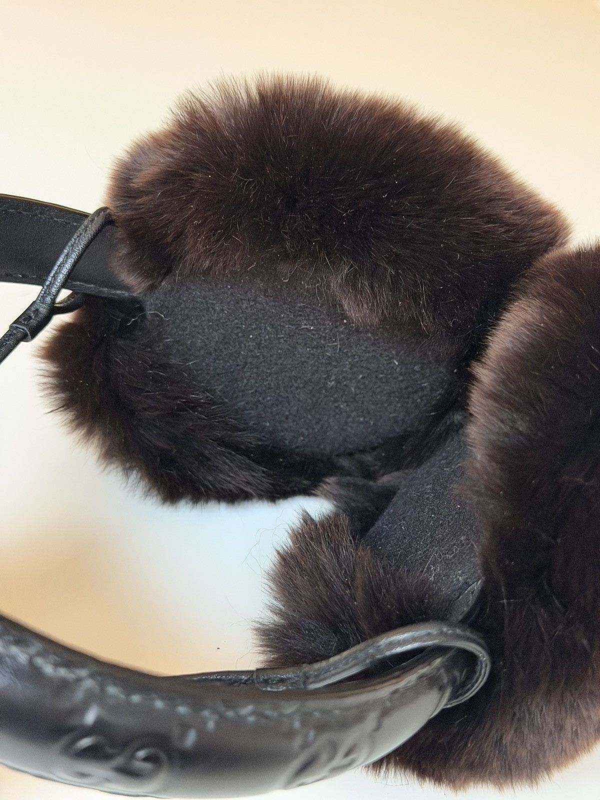 Gucci GUCCI Tom Ford FW 2003 Lapin Fur Ear Muffs Monogram demna gg Size ONE SIZE - 13 Thumbnail