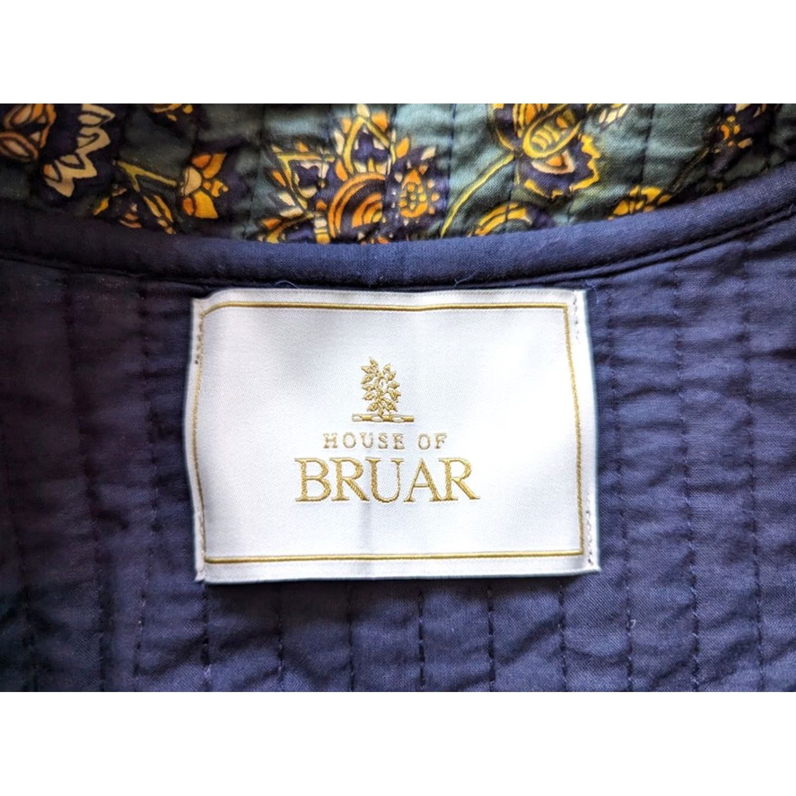 House of CB House of Bruar Jacket Womens Size 16 Quilted Cotton Floral Reversible Size XXL / US 16-18 / IT 52-54 - 7 Thumbnail