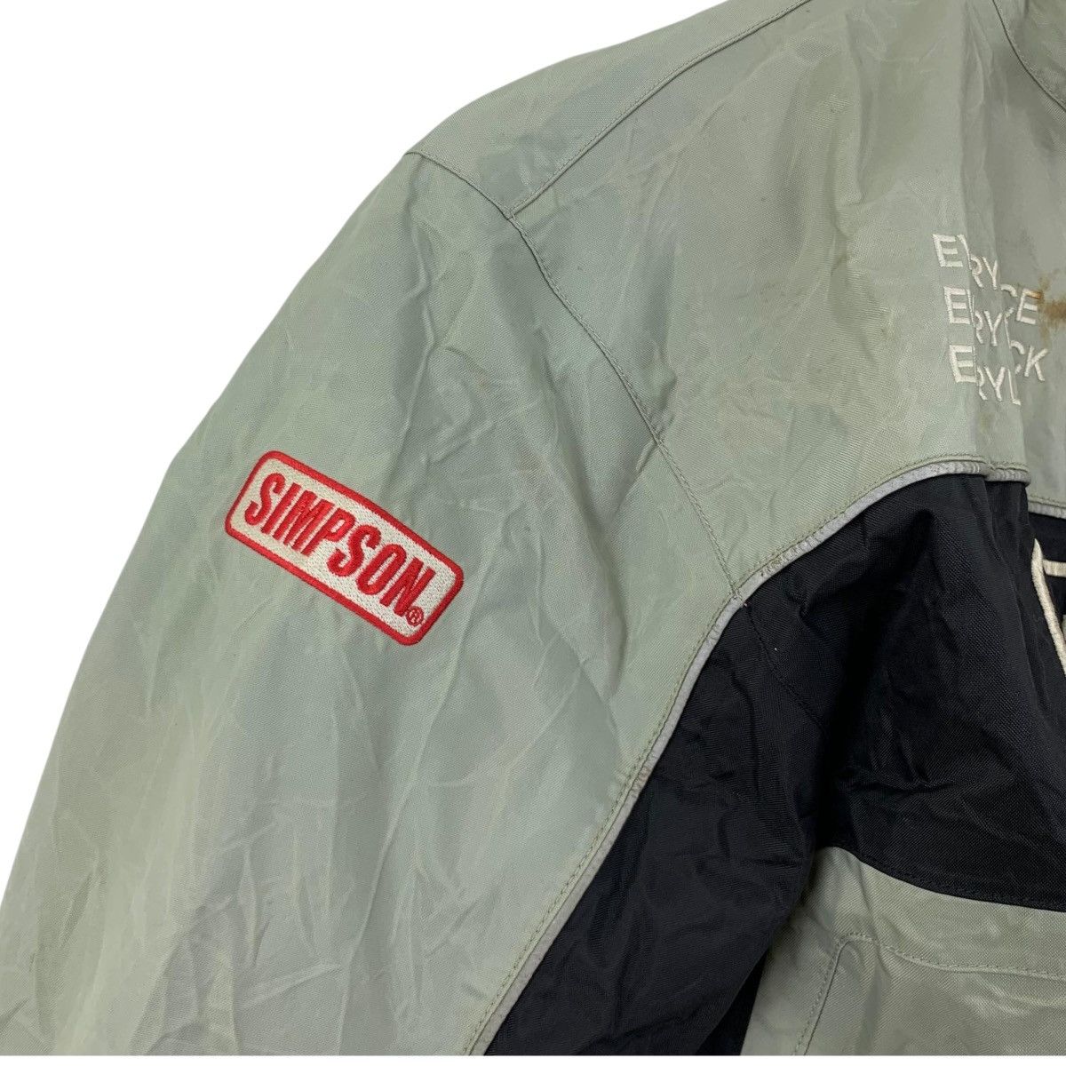 Vintage Vintage SIMPSON RACING Motorbikes Usa Race Bomber Jacket Size US XL / EU 56 / 4 - 8 Thumbnail