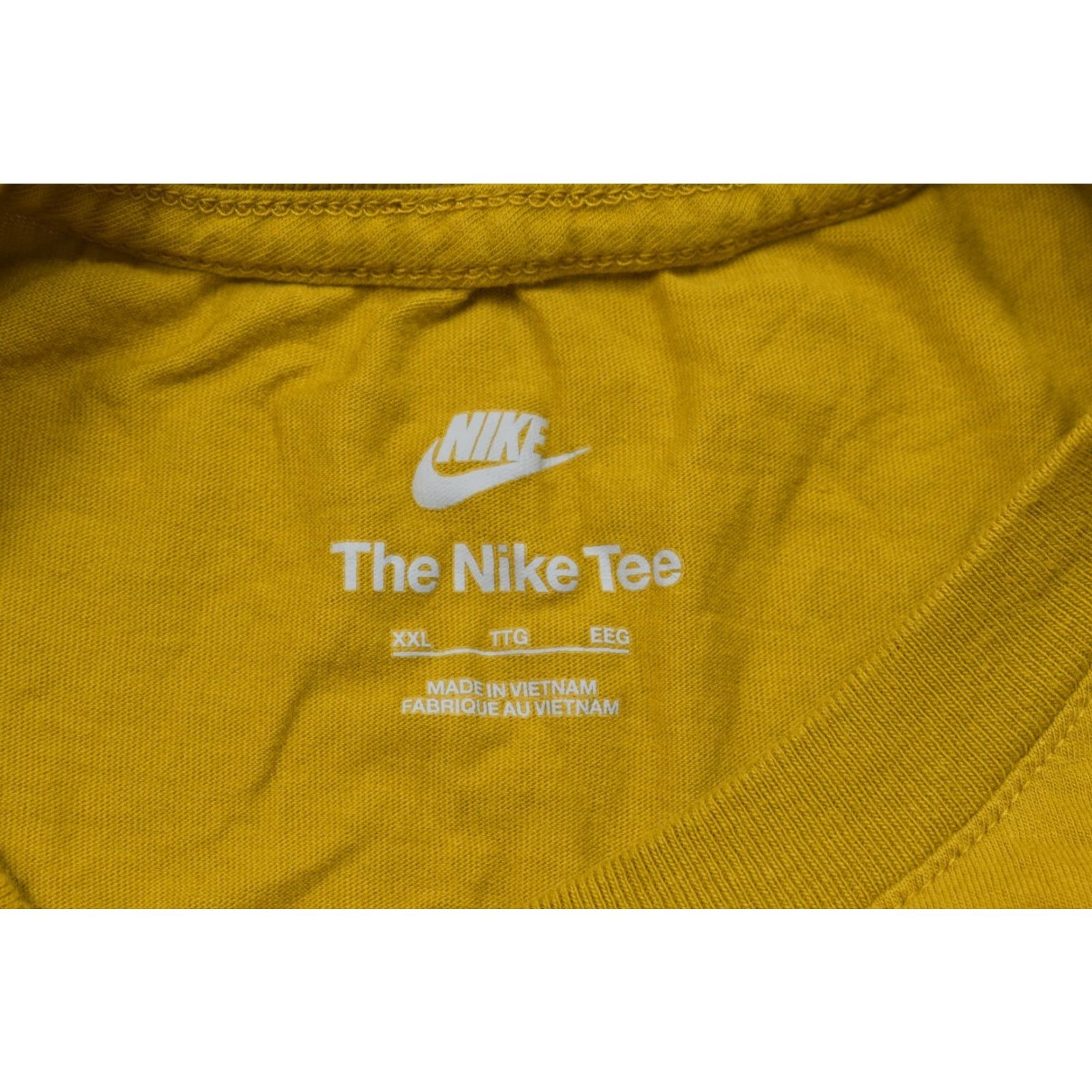 Nike Nike Air Graphic Tee Shirt Mustard Yellow Mens 2XL T-Shirt Nike Air Logo Short Sleeve Crew Neck All Seasons Vintage No Size US XXL / EU 58 / 5 - 7 Thumbnail