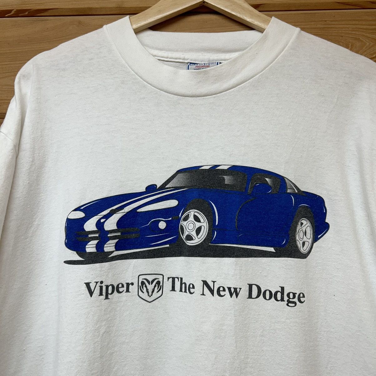 Vintage Vintage 90s Dodge Viper GTS Sports Car T Shirt Size US XL / EU 56 / 4 - 7 Thumbnail