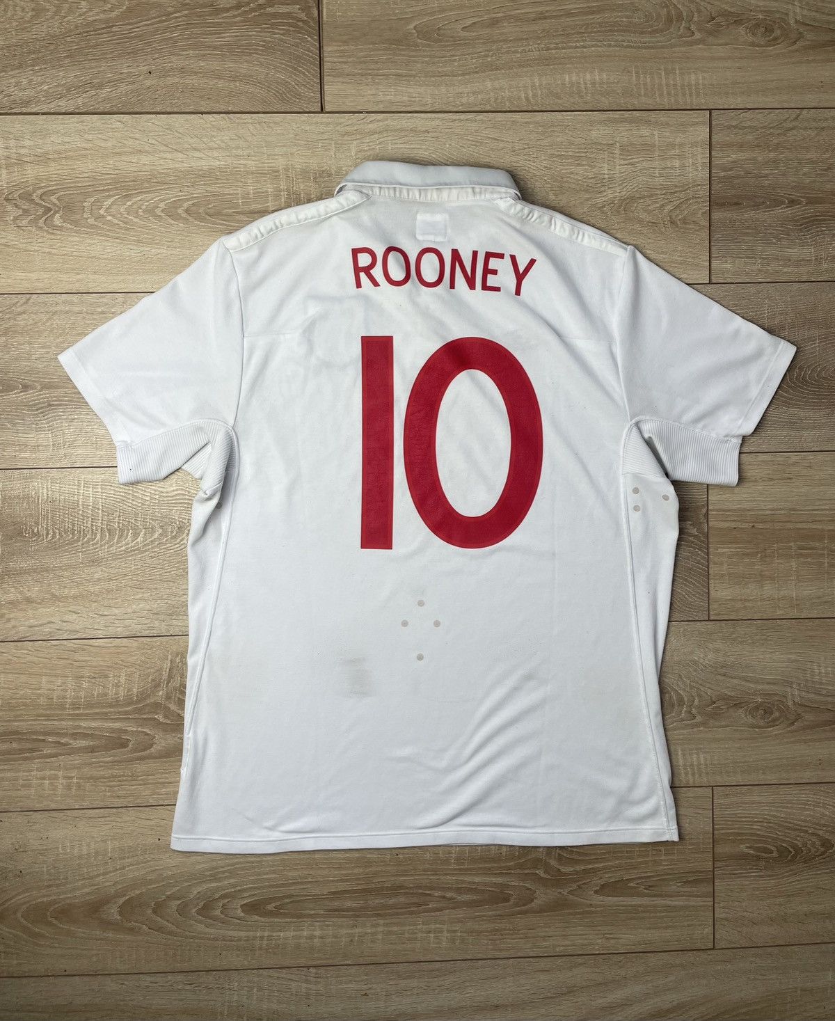 Umbro 2009-10 Player Issue England Home Shirt Rooney L Size US L / EU 52-54 / 3 - 7 Thumbnail