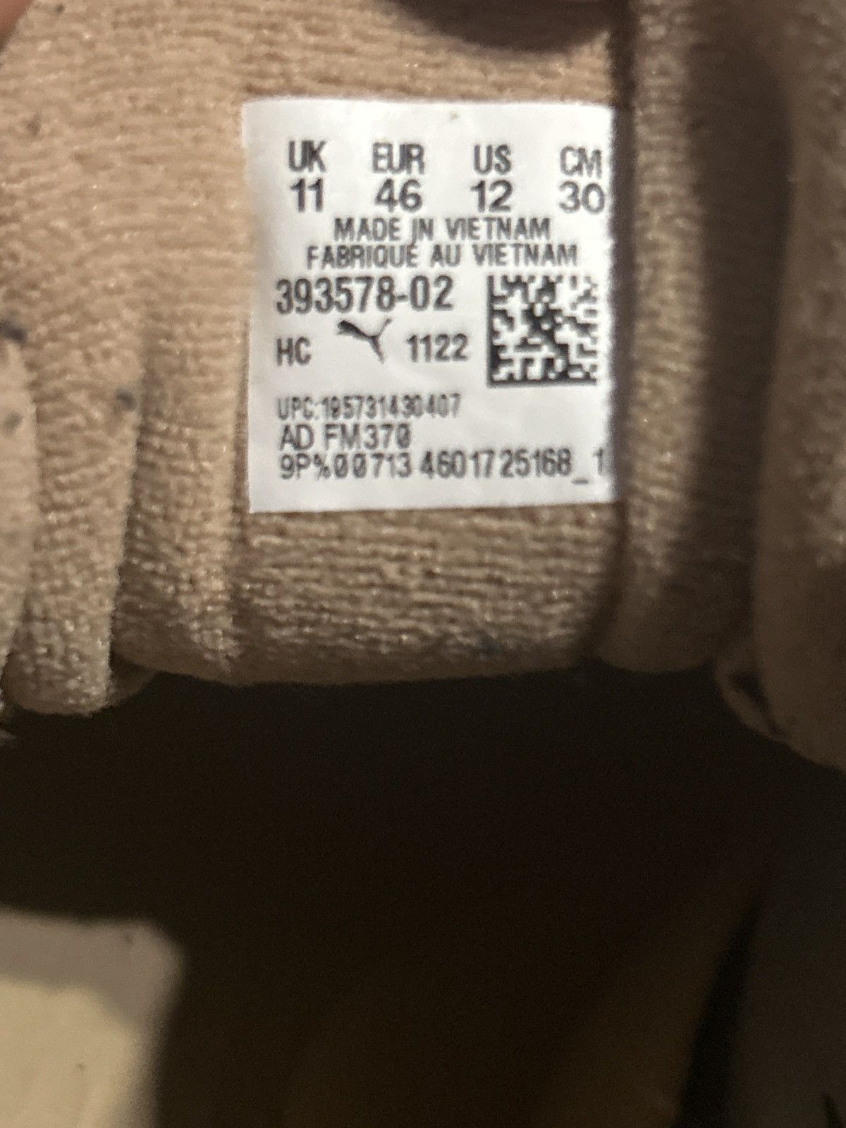 Puma Puma Rs-X “Sand” Size US 12 / EU 45 - 6 Thumbnail