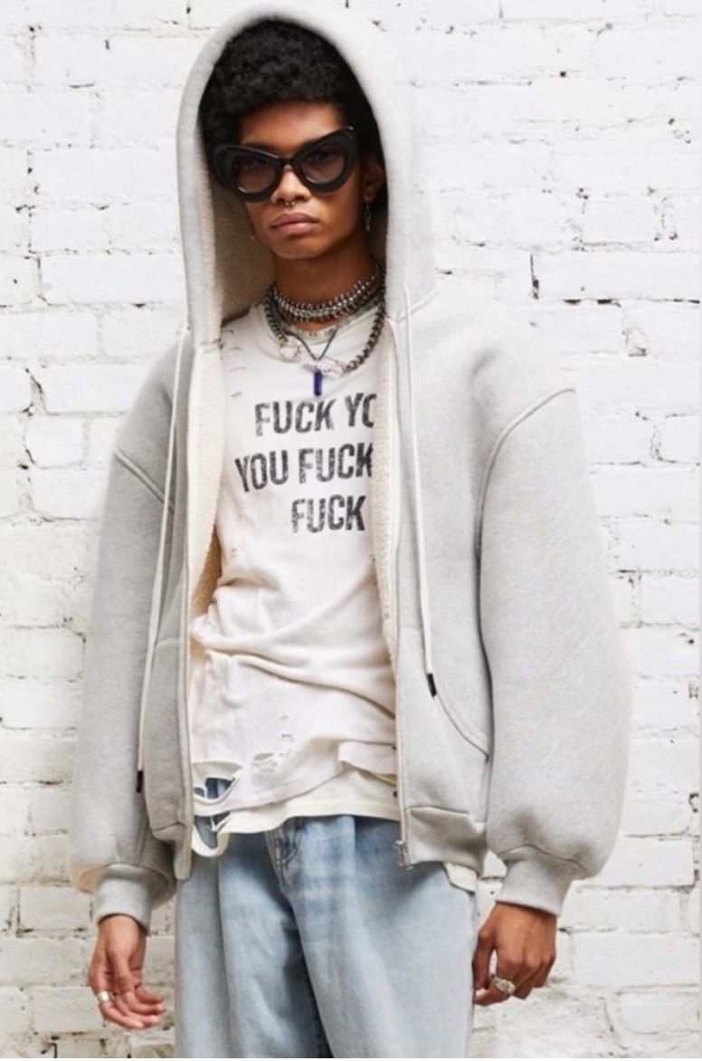 R13 Oversized Zip Hoodie. Small Size US S / EU 44-46 / 1 - 1 Thumbnail