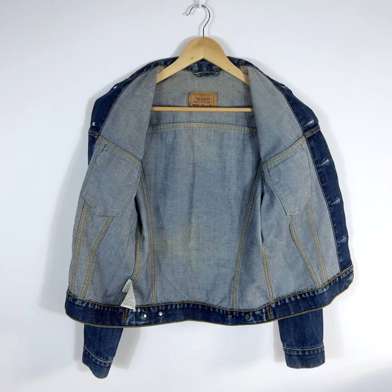 Levi's Levi’s Denim Jacket Women’s M Blue Long Sleeve Jacket Regular Fit Spring Fall Winter Size M / US 6-8 / IT 42-44 - 3 Thumbnail