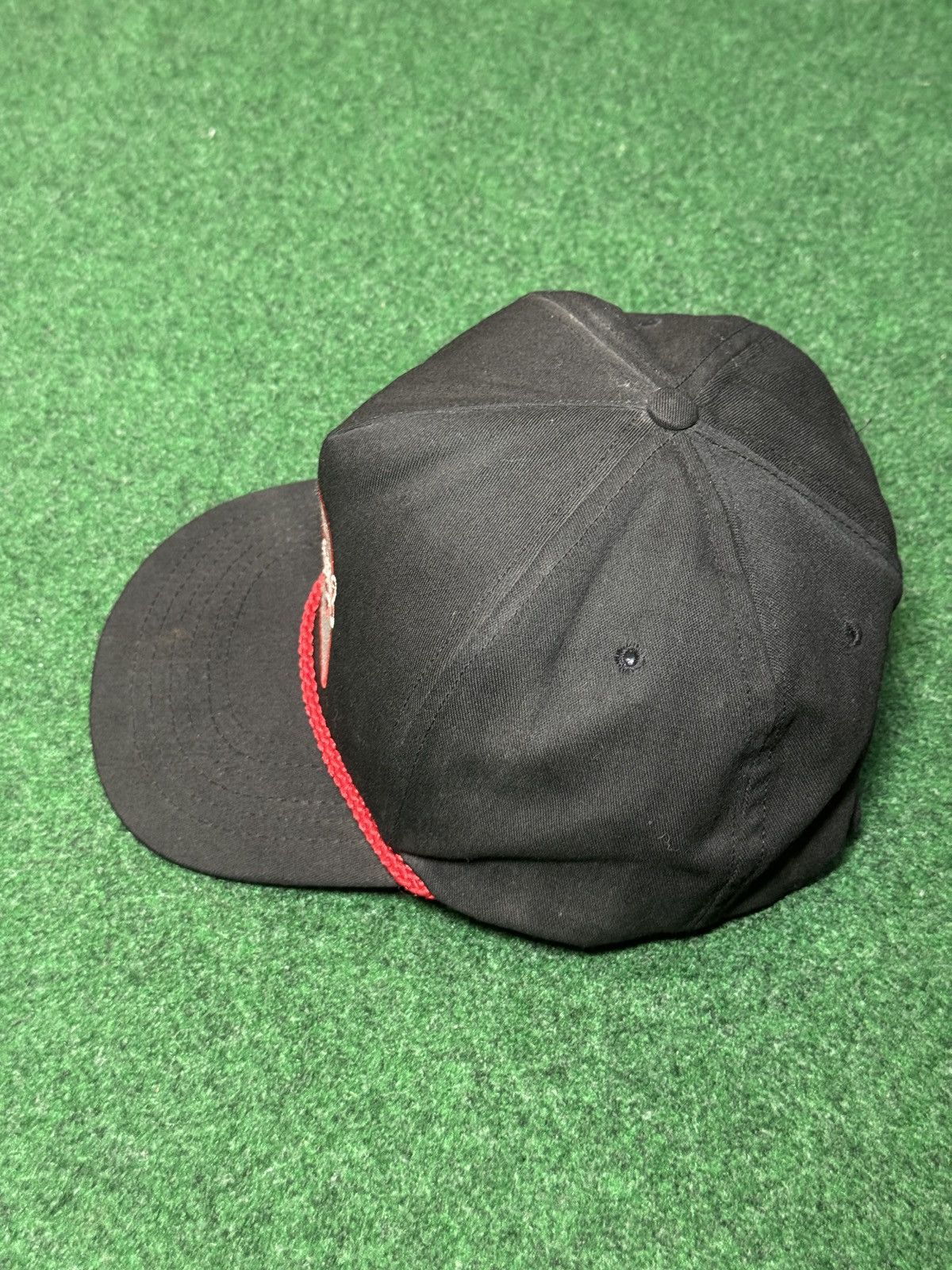 NASCAR Vintage Dale Earnhardt Sr #3 Sports Image 80s Snapback Hat Size ONE SIZE - 4 Thumbnail