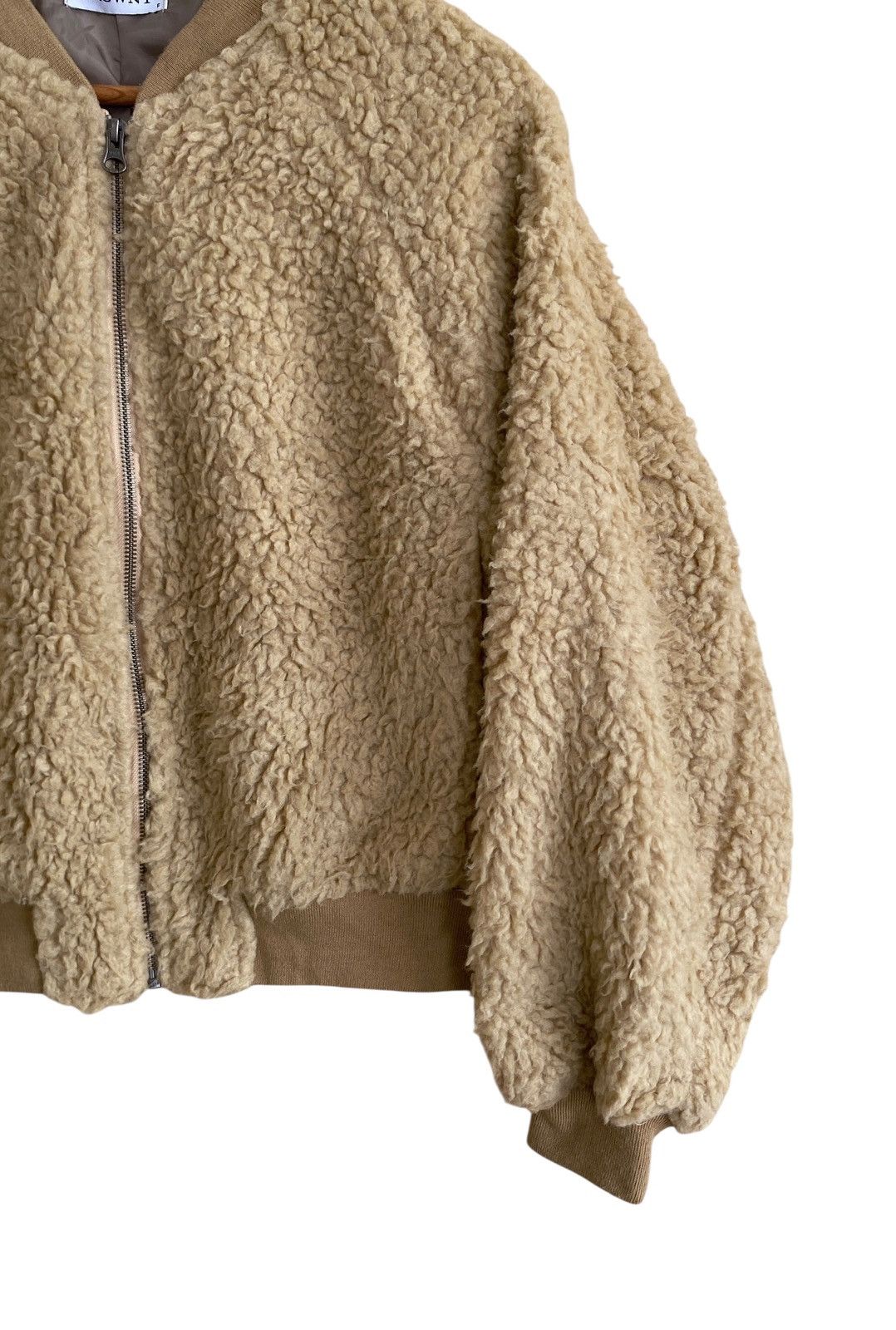 Japanese Brand Rare Vintage Japanese Brand Browny Fur Bomber Jacket 1990s Size US L / EU 52-54 / 3 - 5 Thumbnail