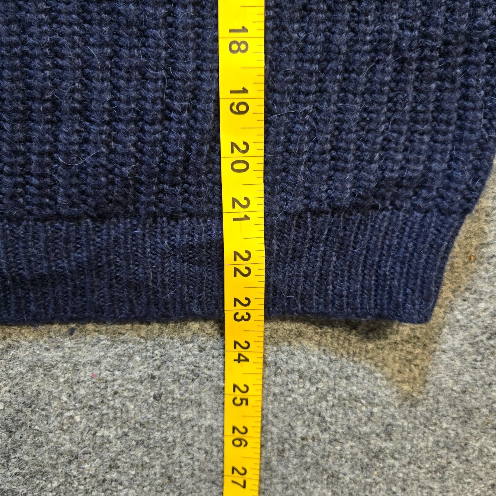 Gap GAP Sweater Womens Size Large Blue Cowl Neck Alpaca Wool Blend Chunky Capsule Knit Pullover Regular Winter Fall Women XS? Wait no. Size L / US 10 / IT 46 - 6 Thumbnail