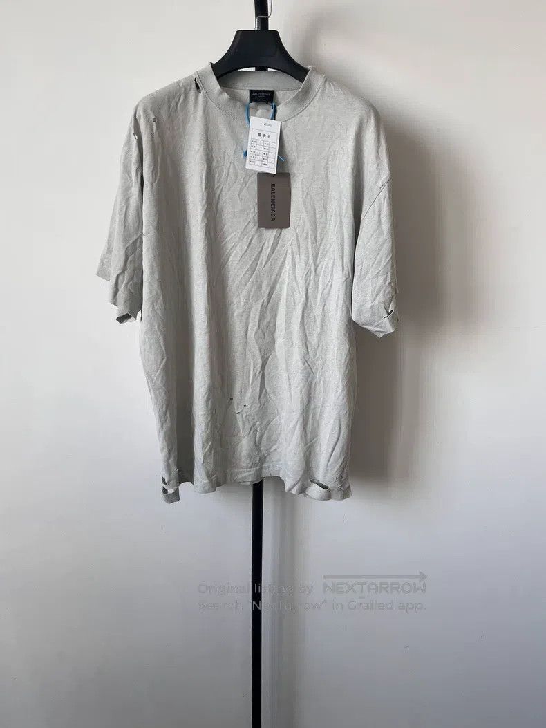 Balenciaga Balenciaga Back Letter Printed Crew Neck T-Shirt Size US S / EU 44-46 / 1 - 2 Thumbnail