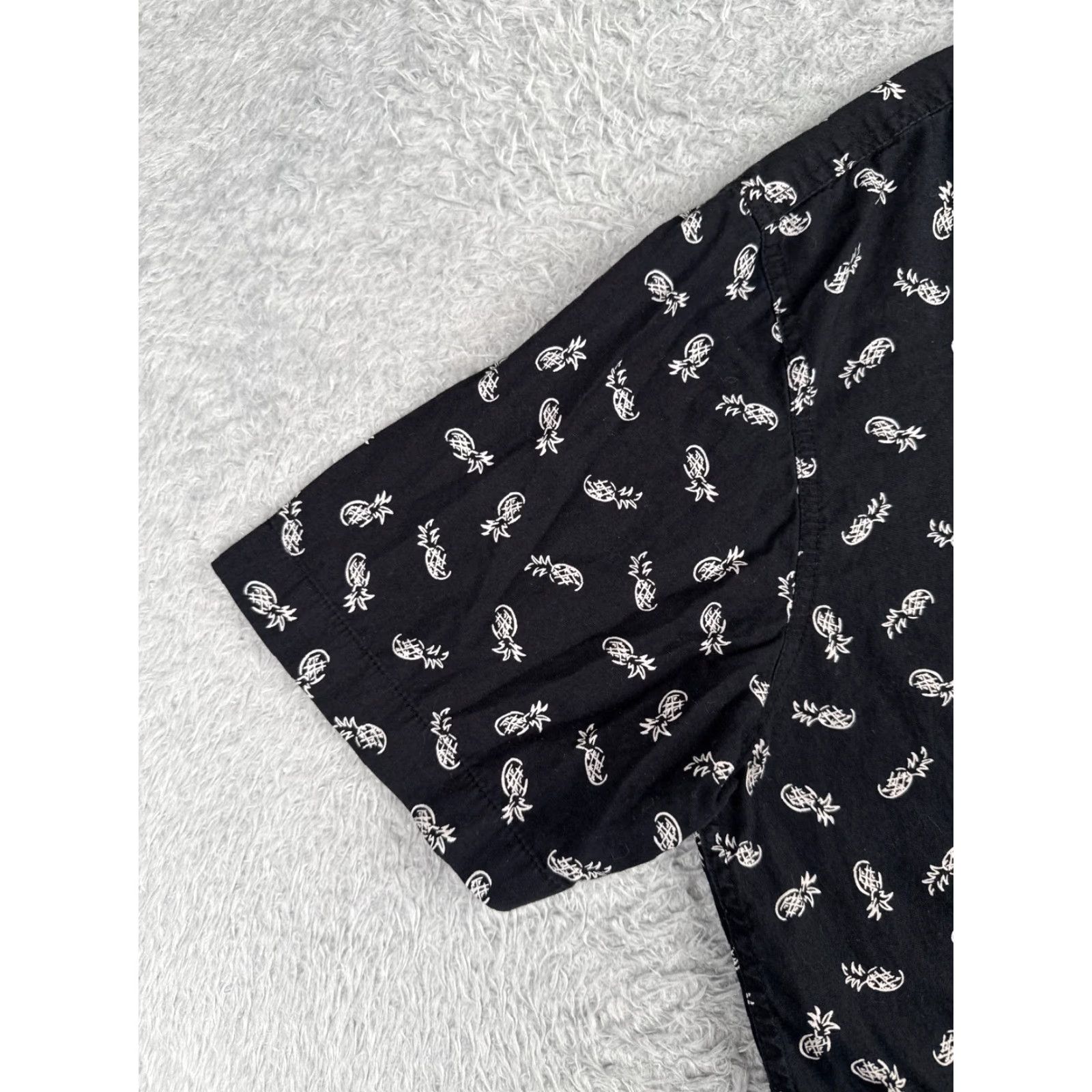 Vintage Eighty Eight Platinum Shirt Men Large Black Pineapple AOP 100% Cotton Floral Hawaiian Size US L / EU 52-54 / 3 - 3 Thumbnail