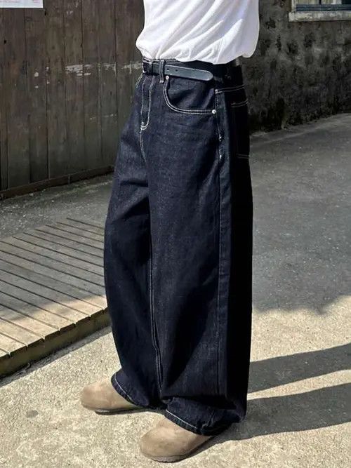 Japanese Brand Casual Fit Cargo Distressed jeans Size US 34 / EU 50 - 1 Thumbnail
