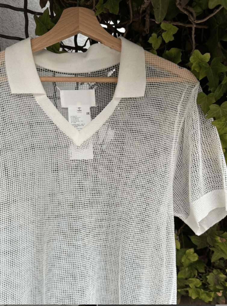 Maison Margiela Maison Margiela Polo Shirt Knit Jersey SS21 Artisanal Size US S / EU 44-46 / 1 - 4 Thumbnail