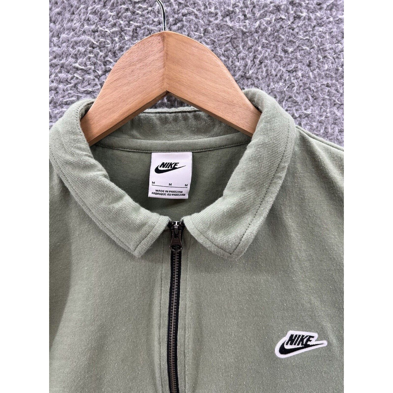 Nike Nike Club Knit Long-Sleeve Color Block Polo Sample Medium Size US M / EU 48-50 / 2 - 4 Thumbnail