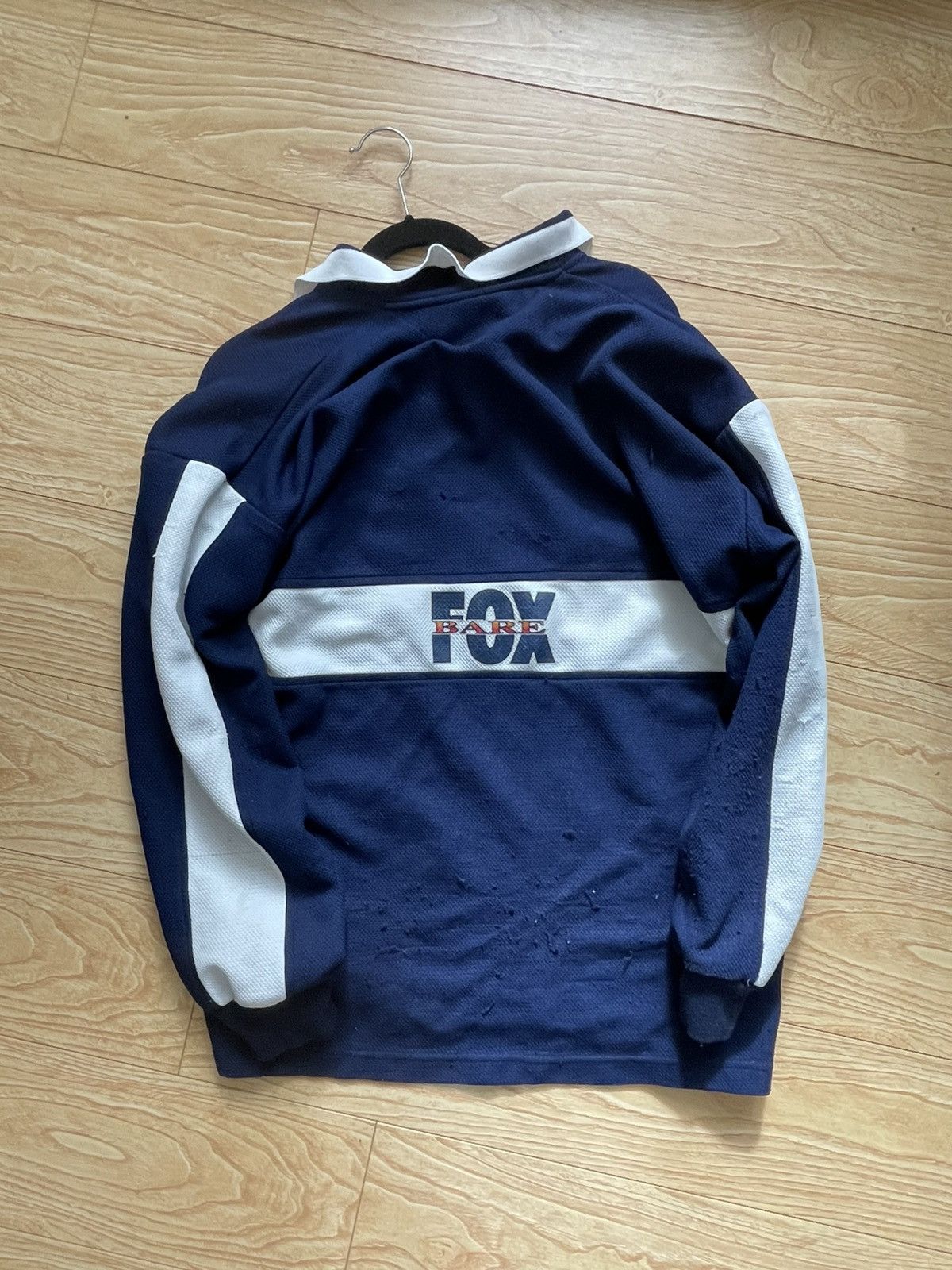Vintage Long Sleeve Polo Out of Control Fox Size US XL / EU 56 / 4 - 2 Thumbnail