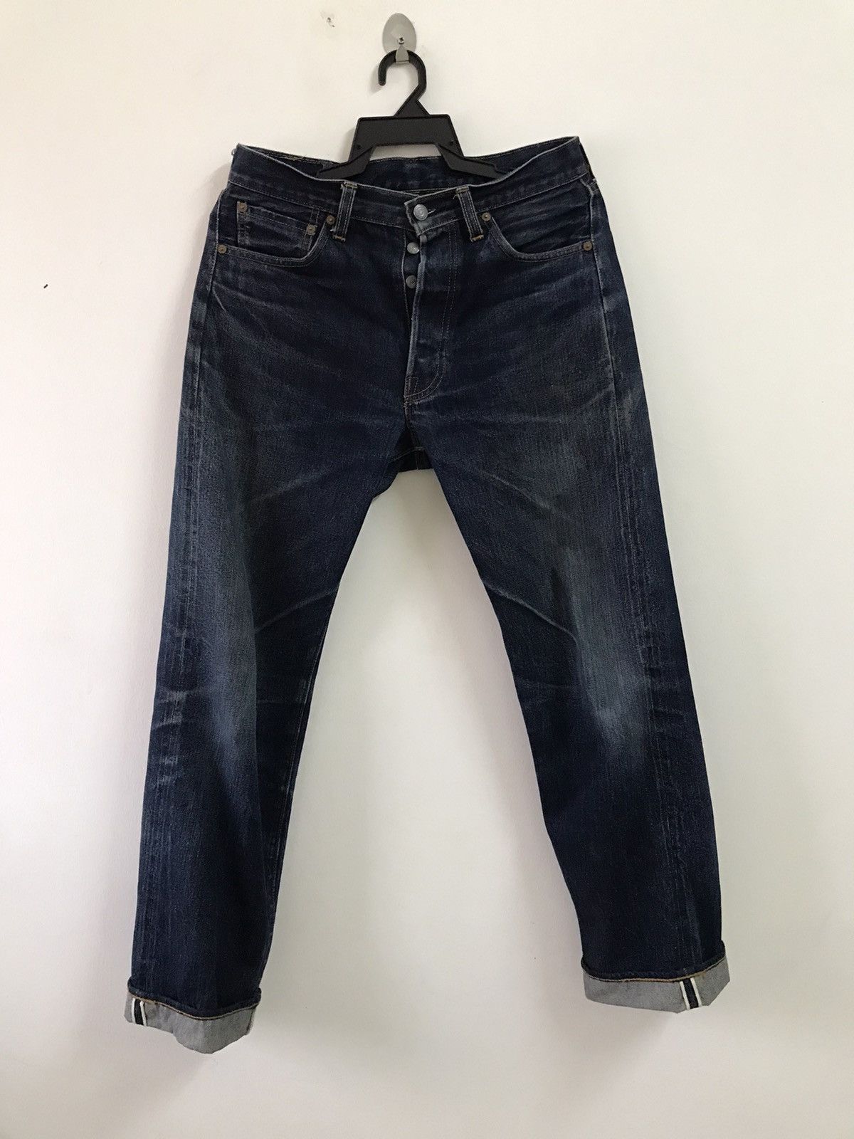 Levi's 90s Levi’s Big E 501 Redline Selvedge denim Jeans W30 Size US 30 / EU 46 - 11 Thumbnail