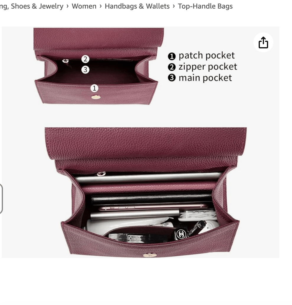 Other Bowknot Handle Litchi Leather Emini House Mulberry Handbag Size ONE SIZE - 4 Thumbnail