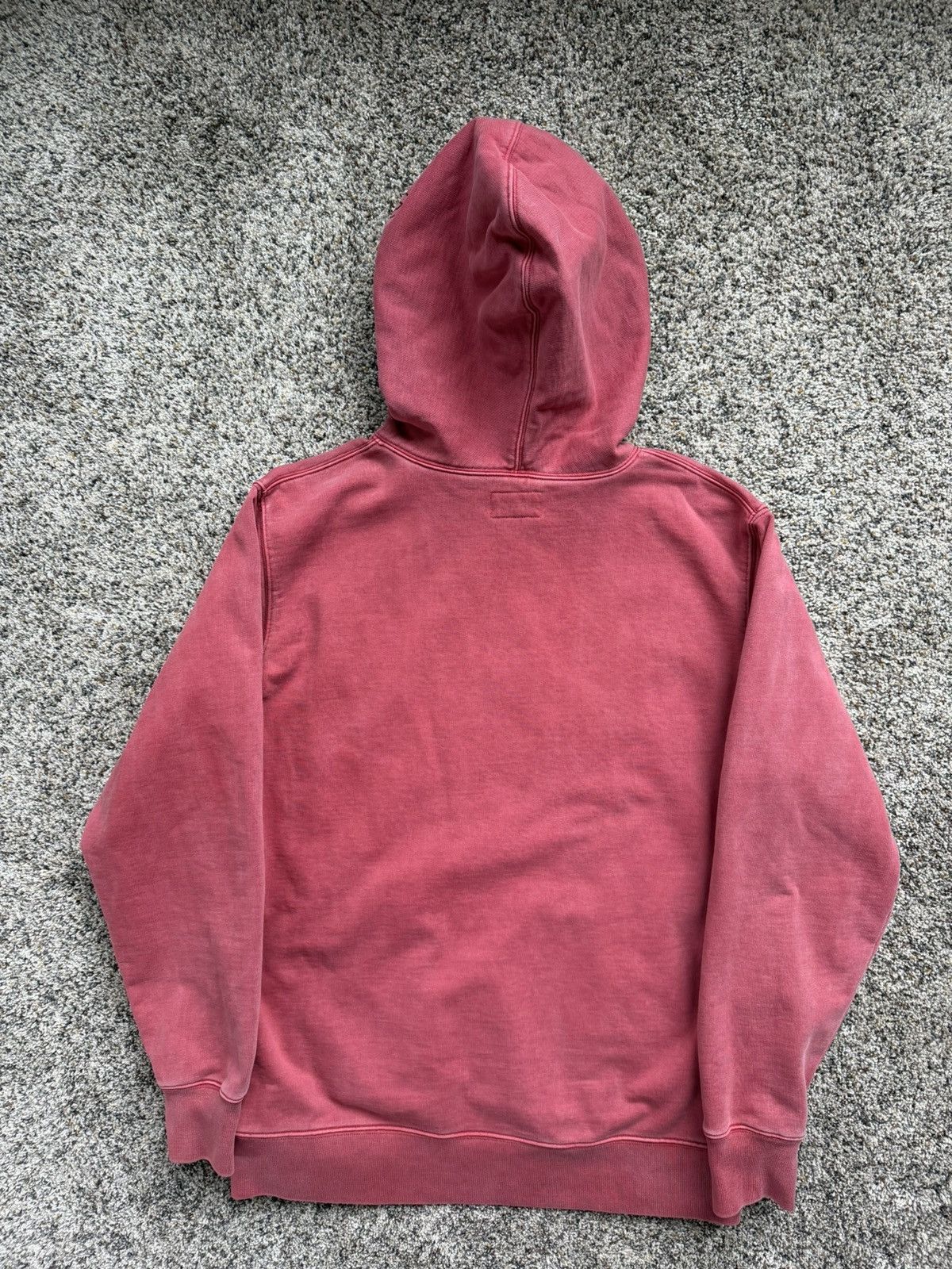 Supreme Supreme washed red hoodie spell out size XL Size US XL / EU 56 / 4 - 19 Thumbnail