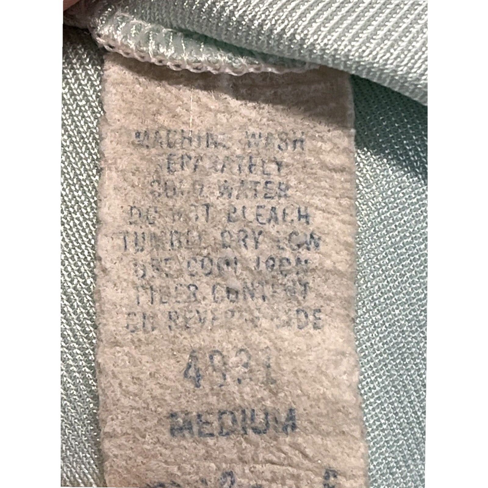 Vintage VINTAGE Gilead Nylon Robe Medium Mint Green 1970s Classic Womens Size ONE SIZE - 6 Thumbnail